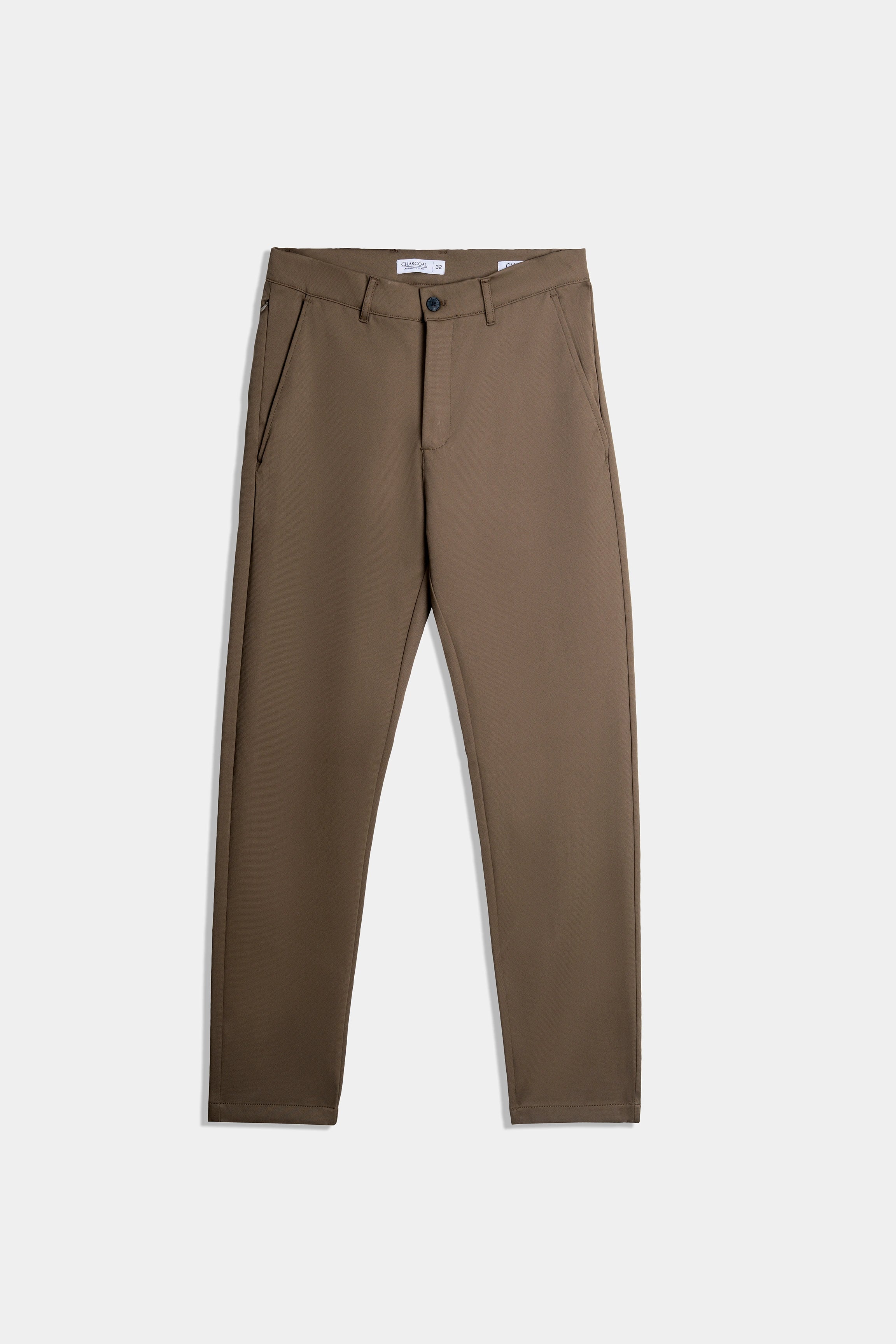 CASUAL PANT REGULAR FIT BROWN