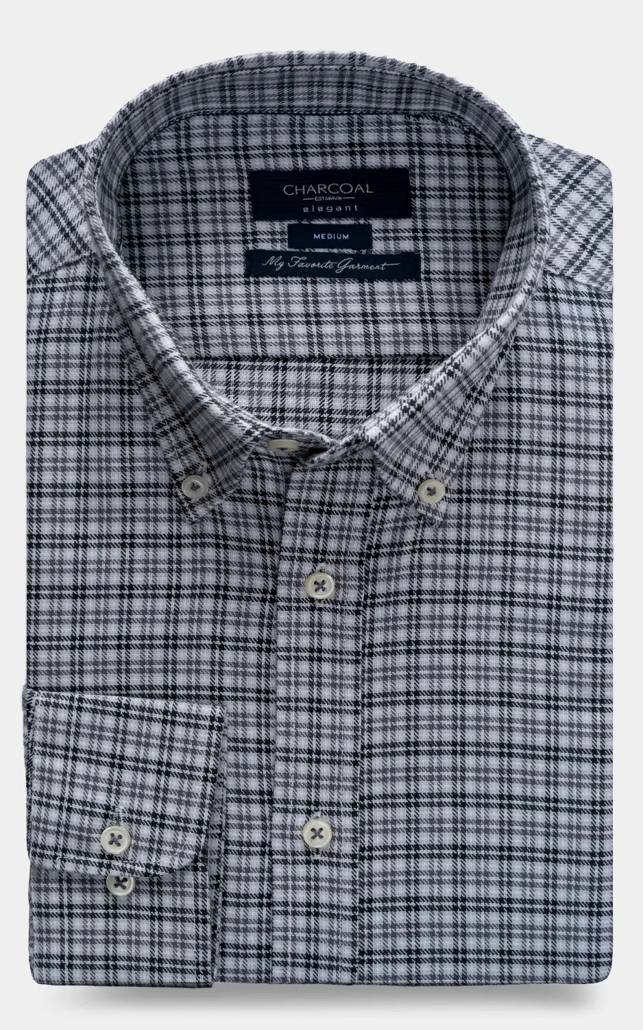 SEMI FORMAL SMART FIT SHIRT BLUE GREY