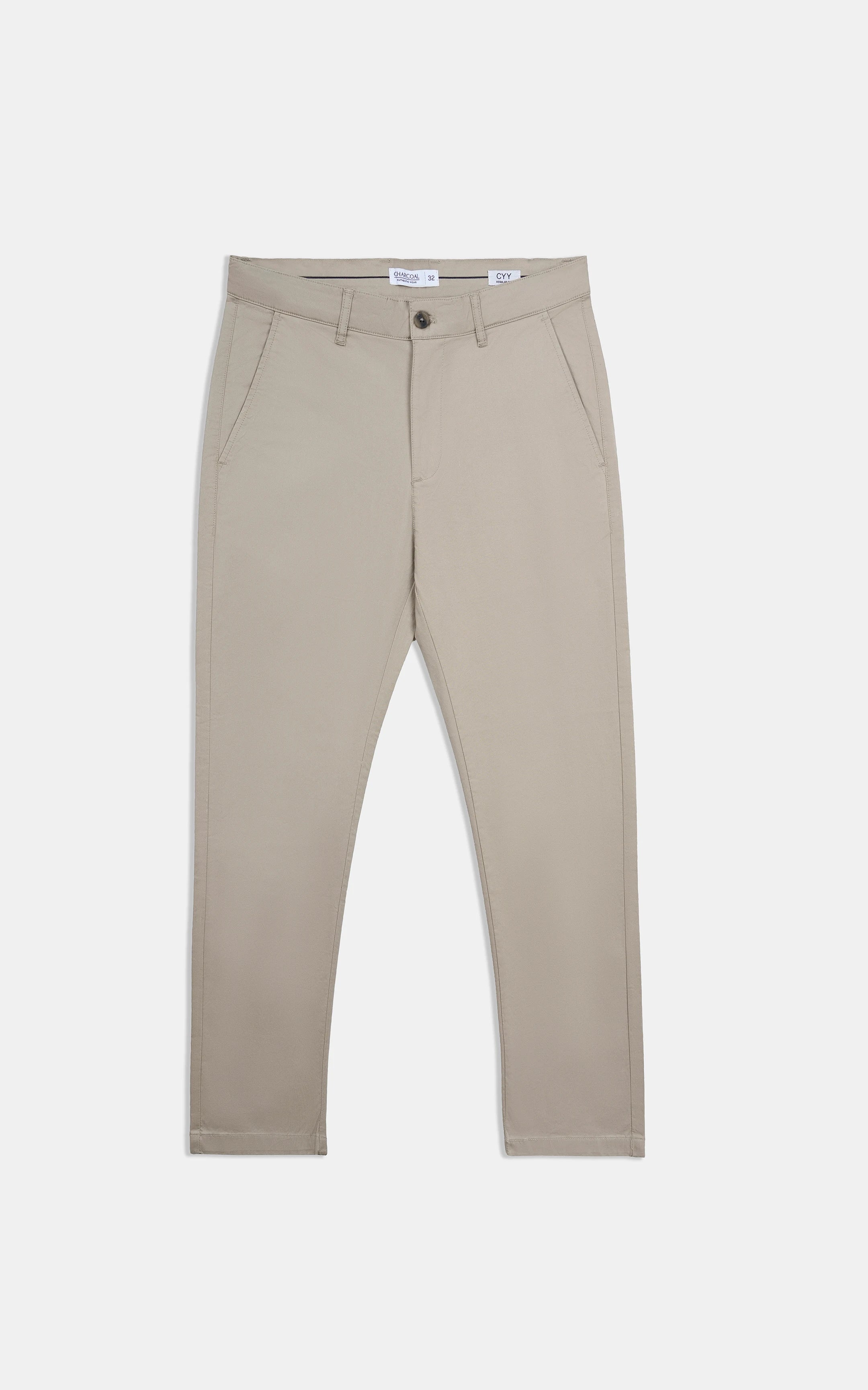 REGULAR FIT CROSS POCKET CHINO PANT KHAKI