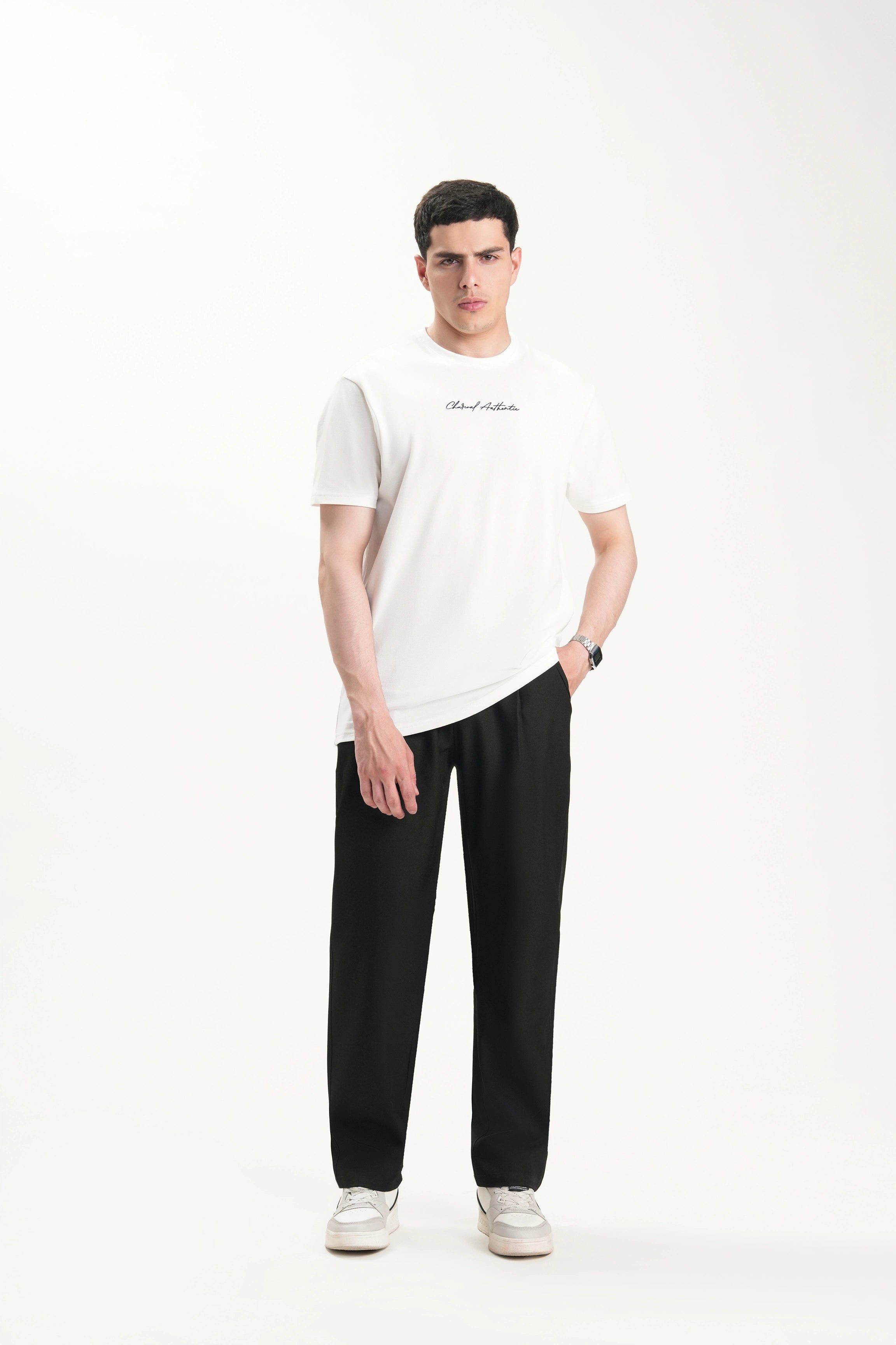 T SHIRT REGULAR FIT OFF WHITE