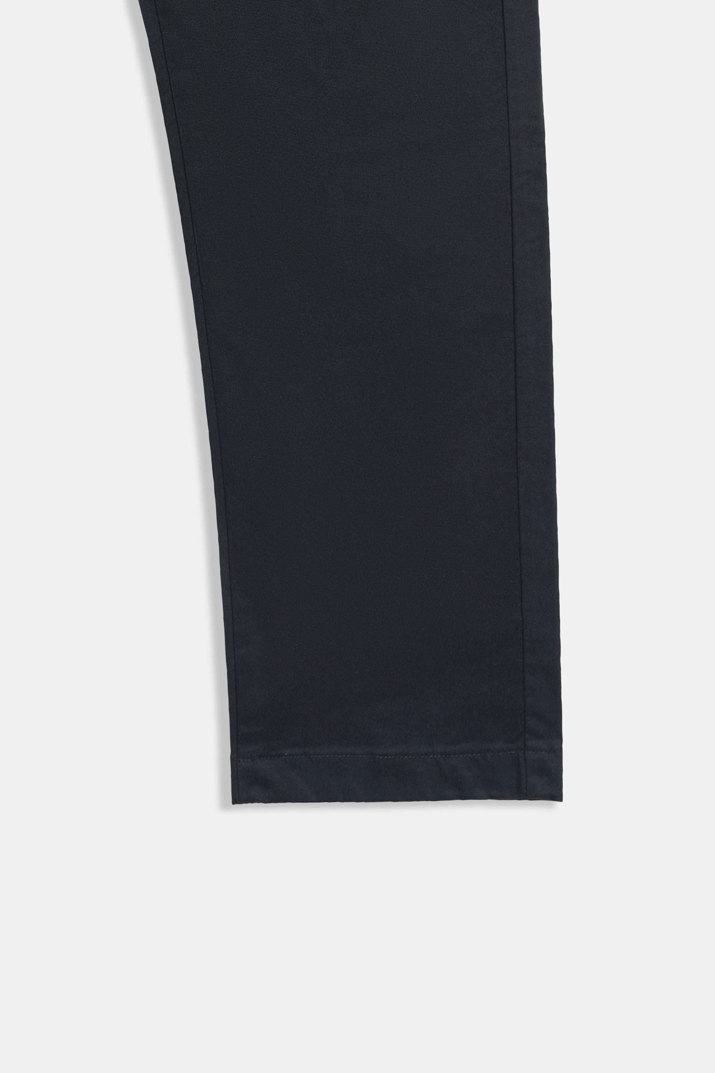 REGULAR FIT CROSS POCKET CHINO PANT BLACK