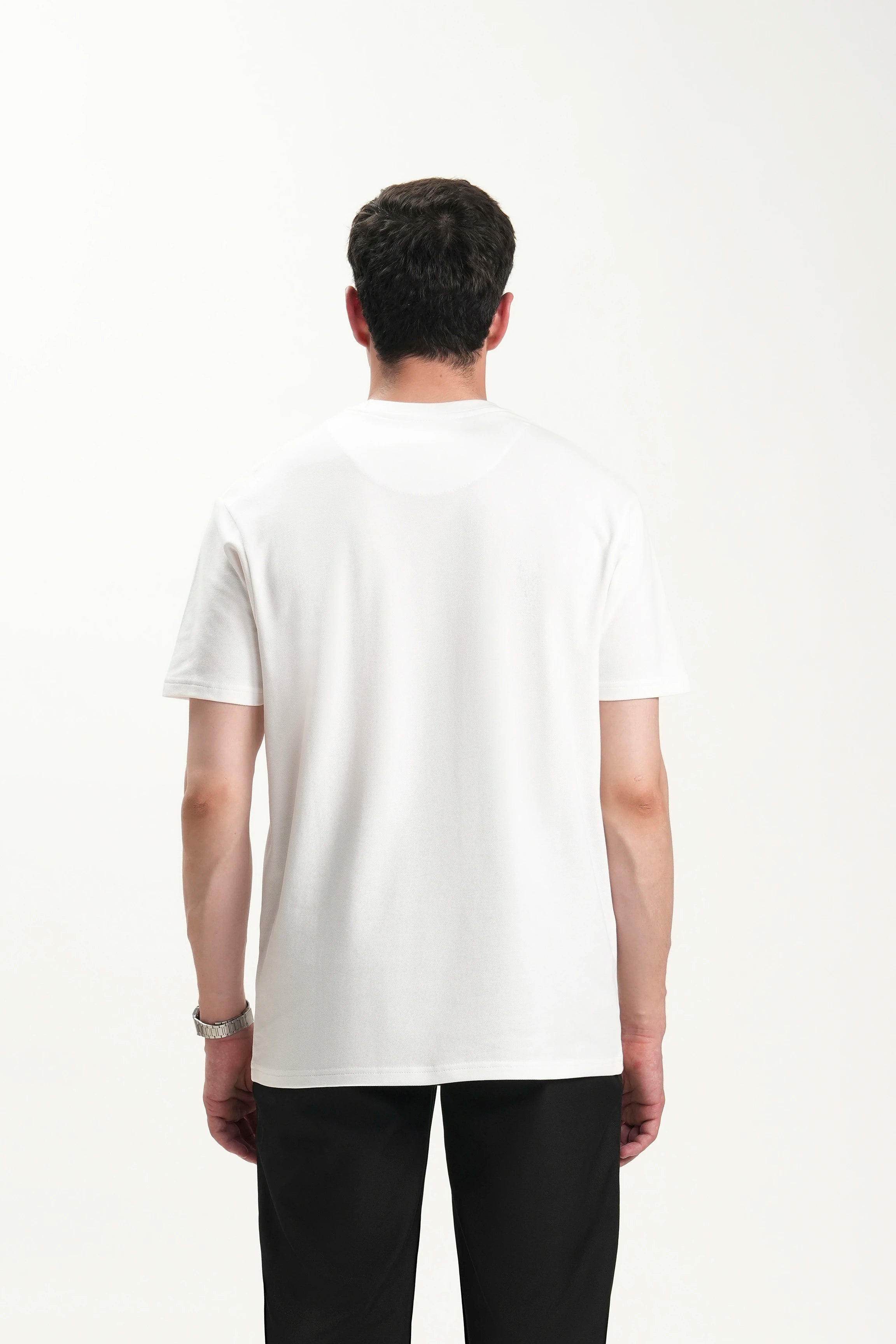T SHIRT REGULAR FIT OFF WHITE