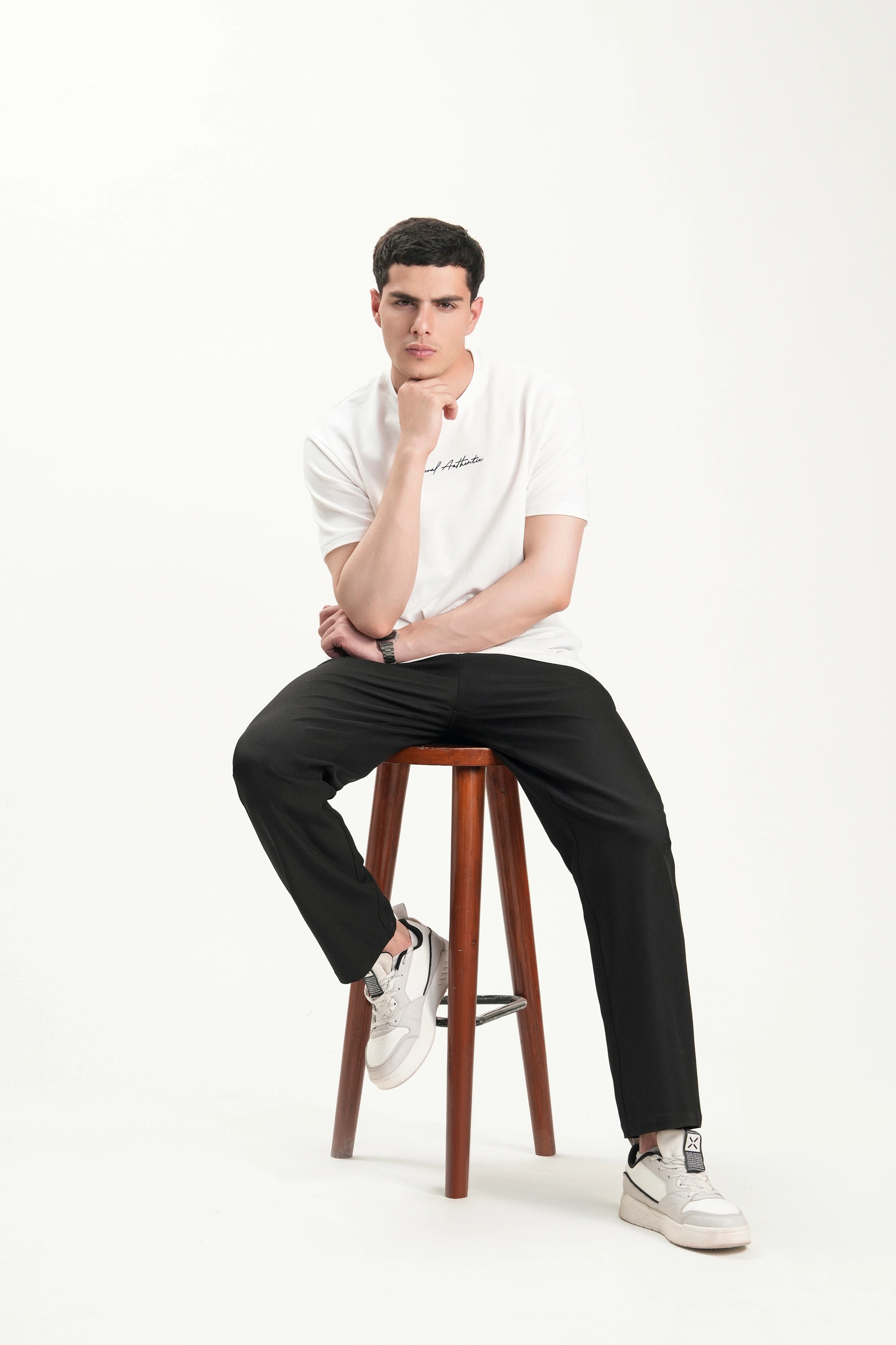 T SHIRT REGULAR FIT OFF WHITE