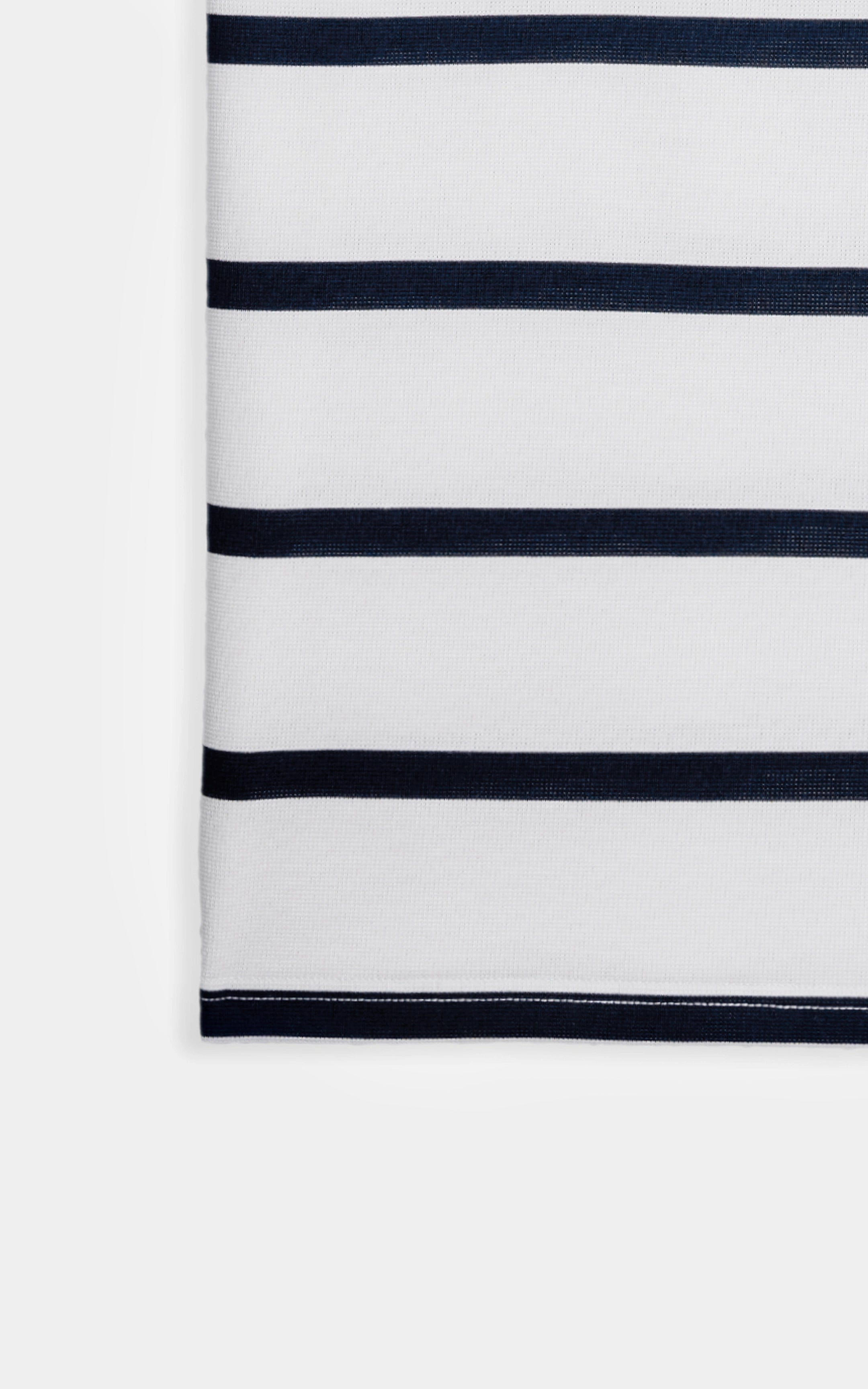 SMART FIT CLASSIC PREMIUM STRIPED POLO SHIRT WHITE