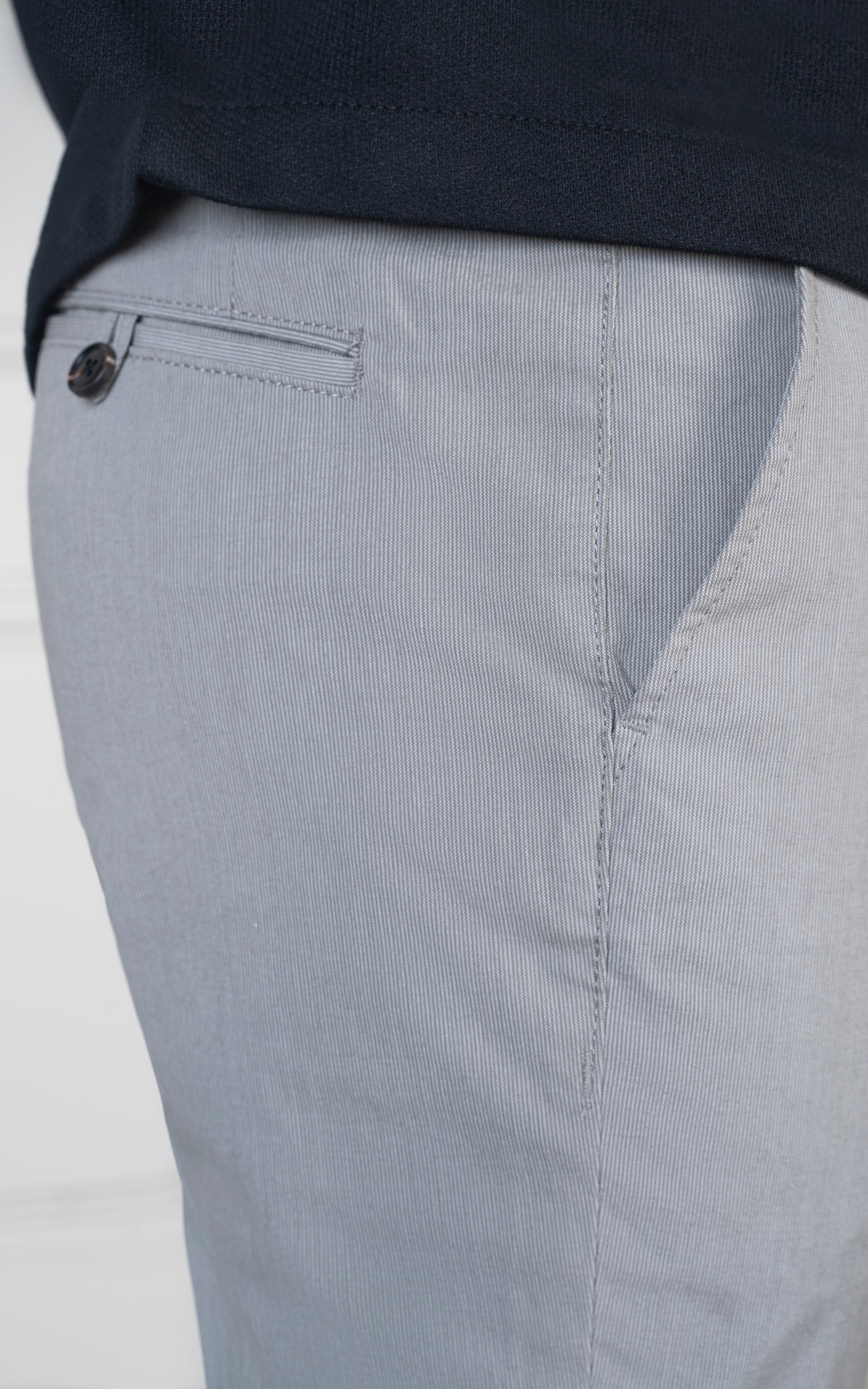 SMART FIT TEXTURED PANT LIGHT GREY