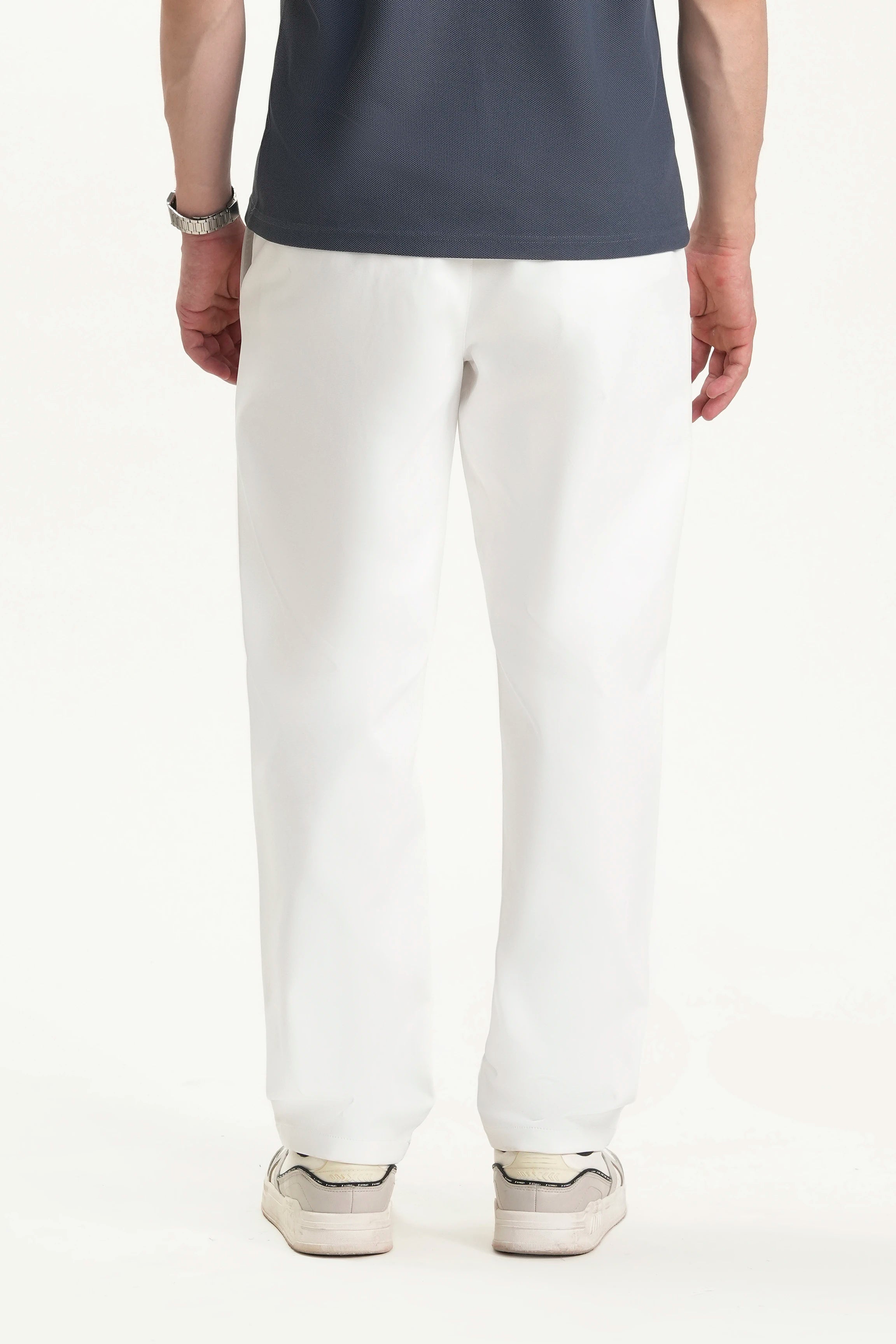 CASUAL PANT REGULAR FIT WHITE