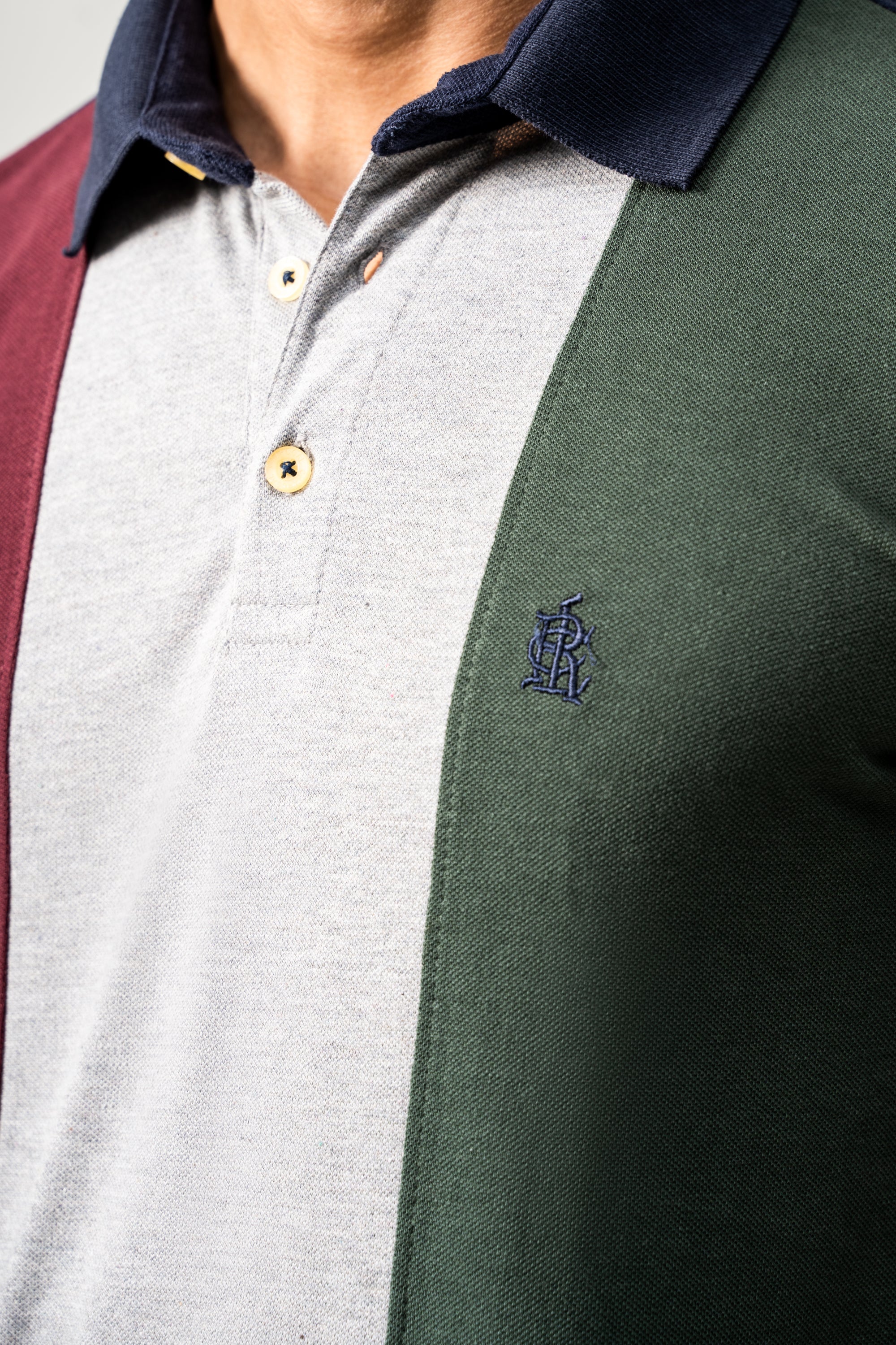 FASHION POLO NAVY MAROON GREEN