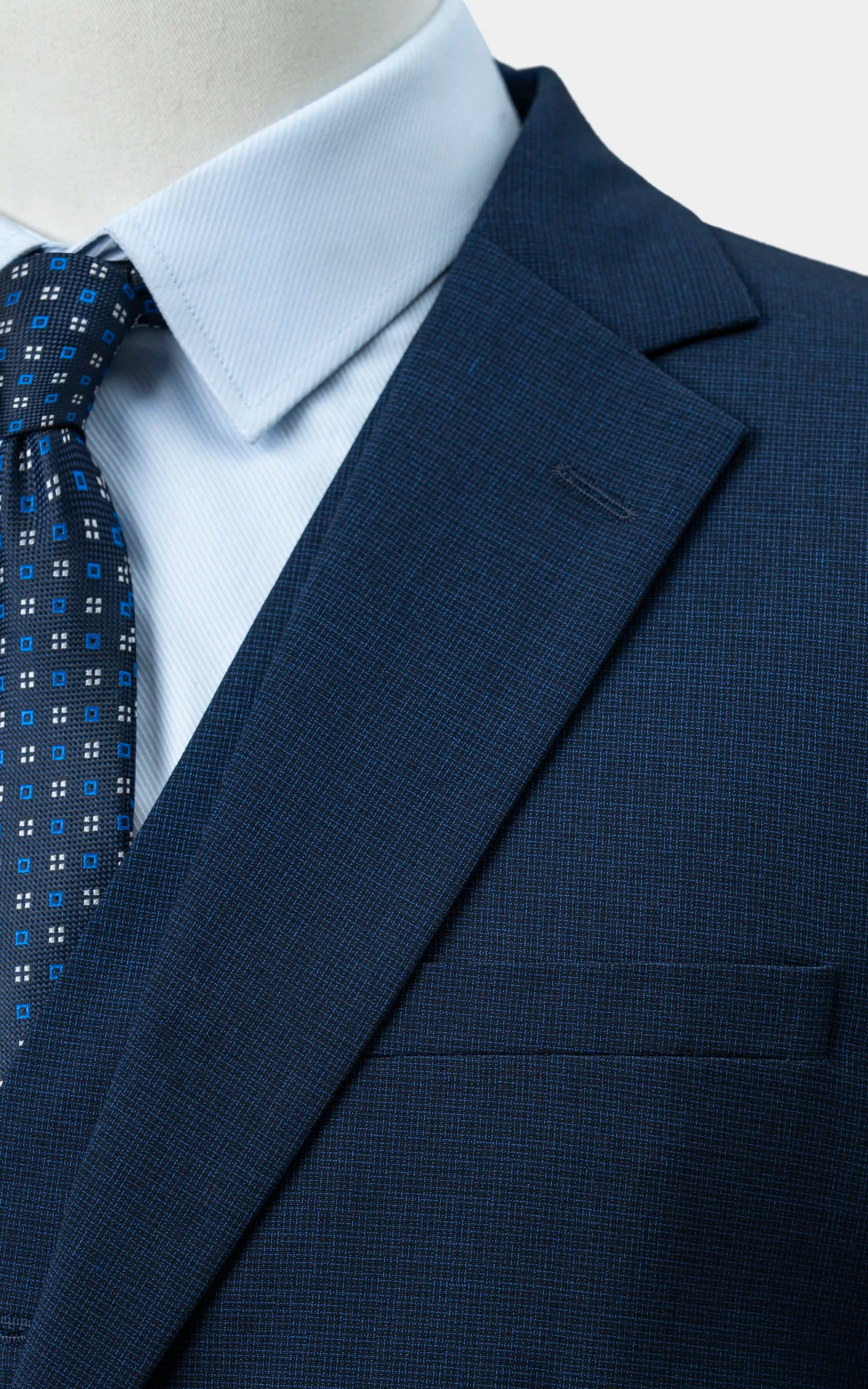 Men’s Three-Piece Suit Navy