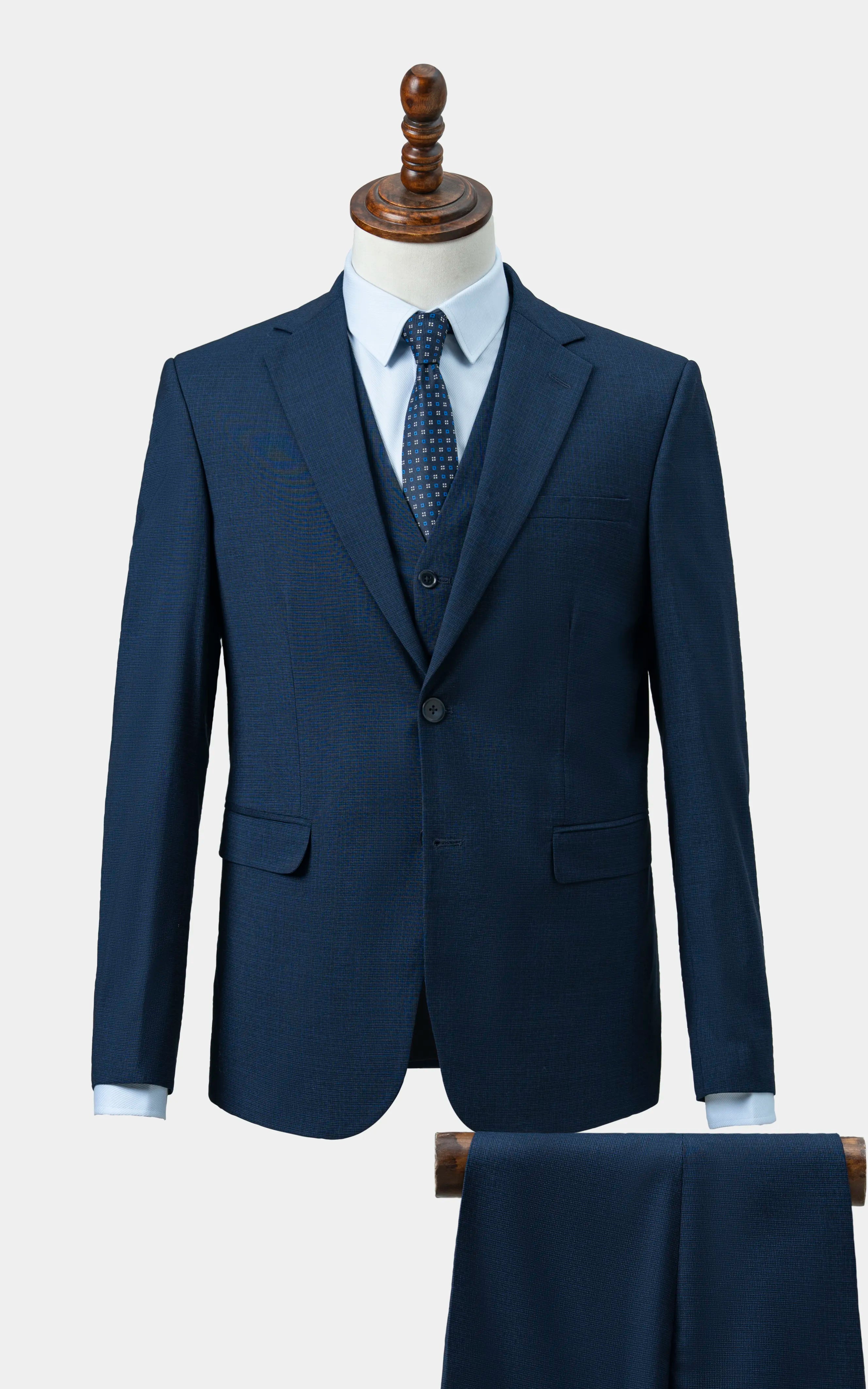 Men’s Three-Piece Suit Navy