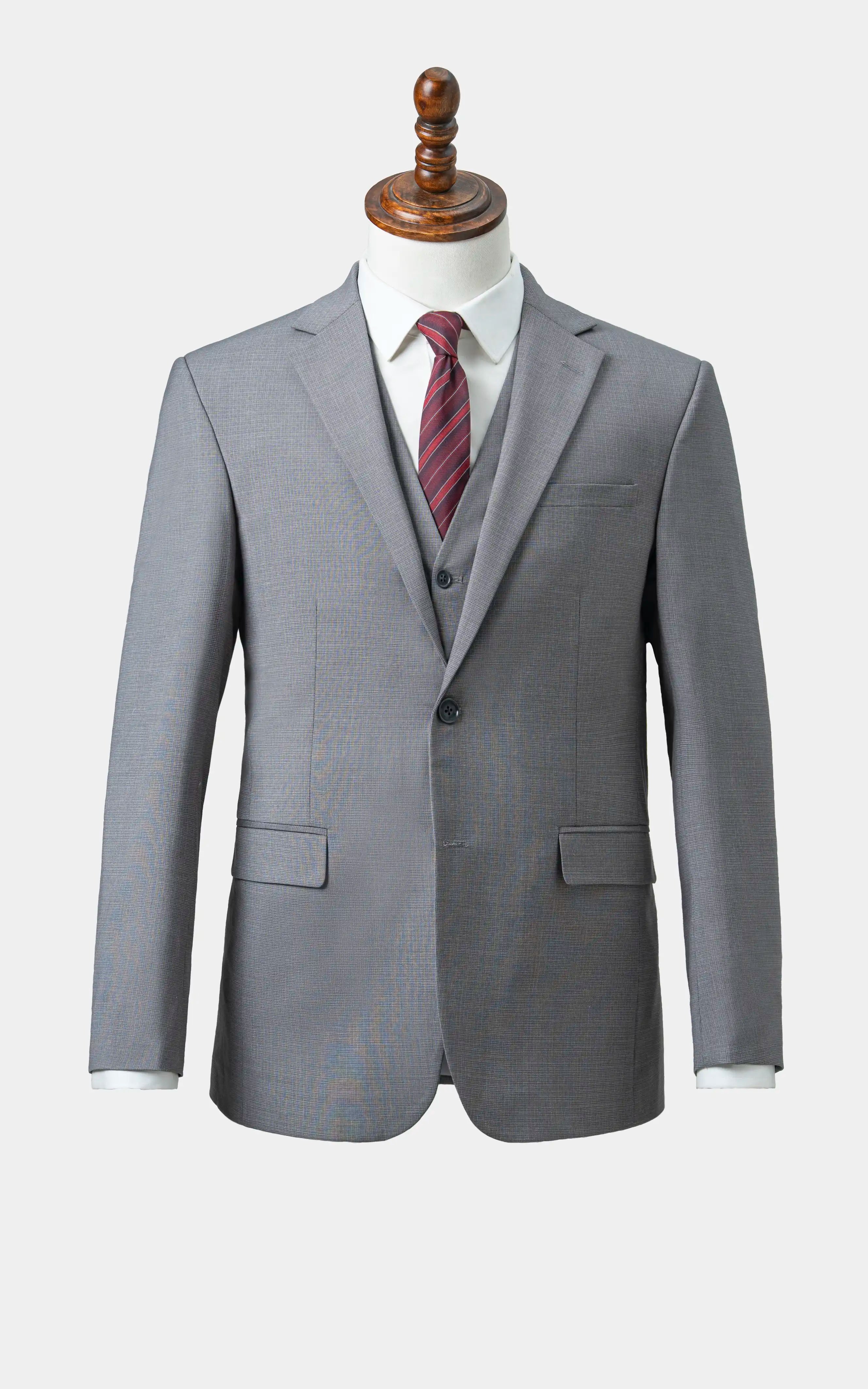 Men’s Three-Piece Suit grey