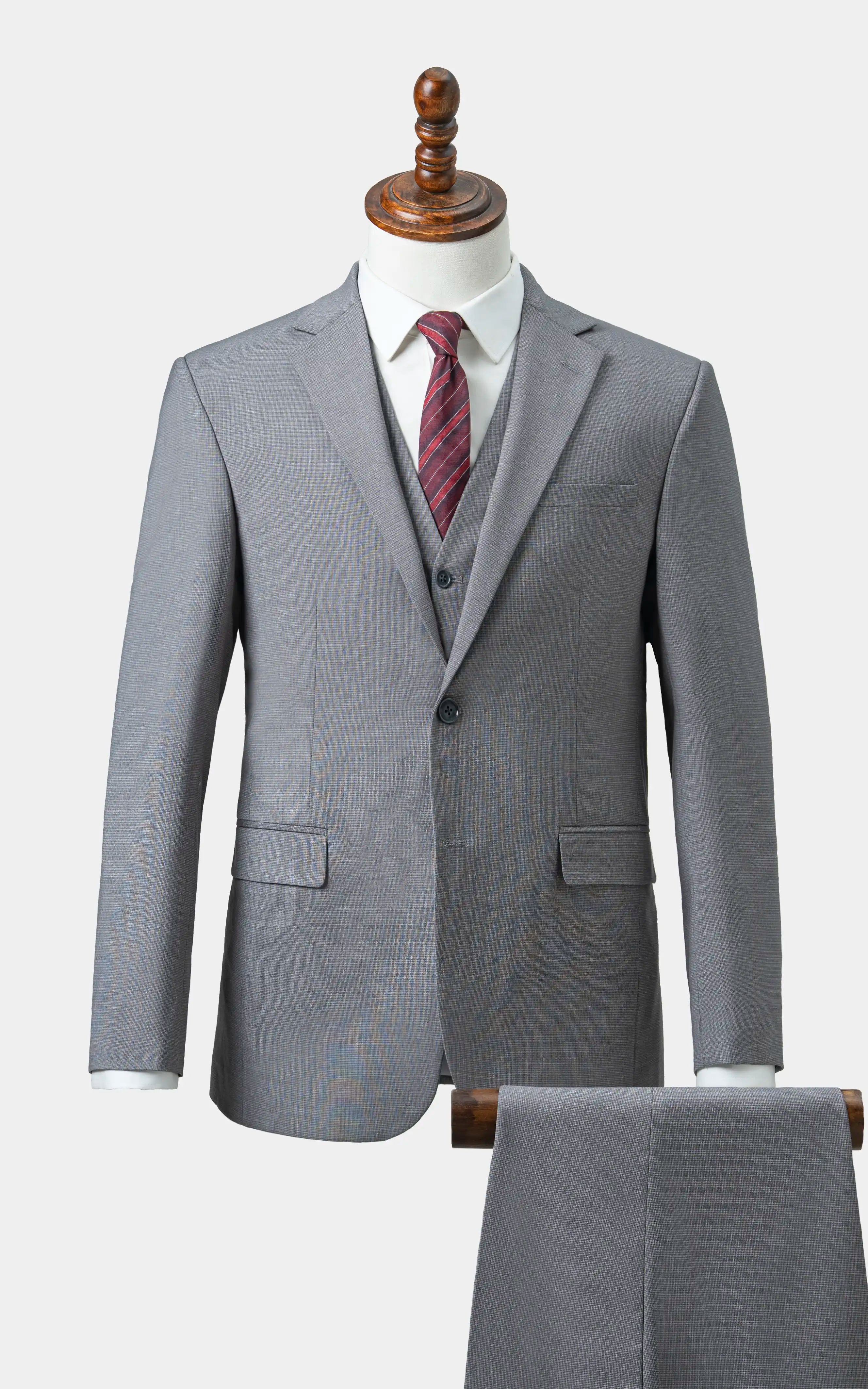 Men’s Three-Piece Suit grey