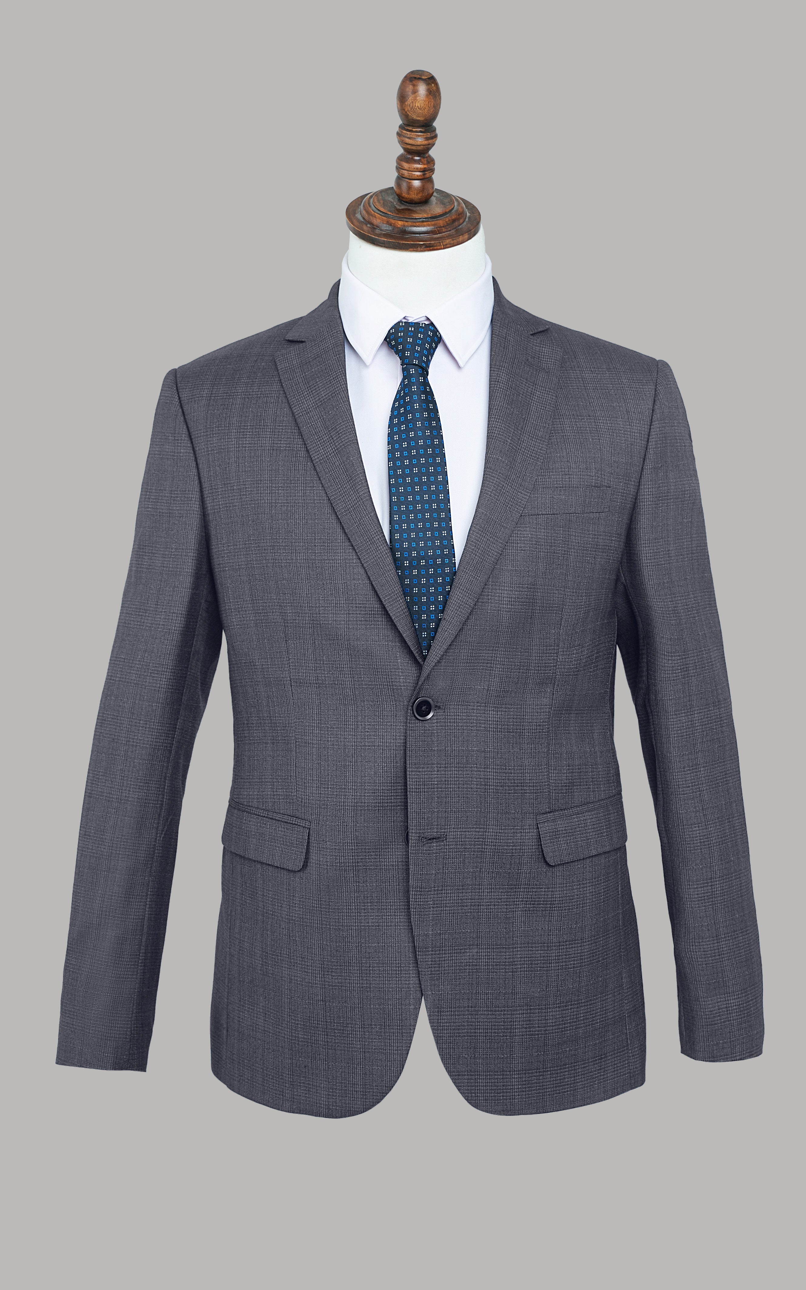 SLIM FIT 2 PIECE SUIT CHARCOAL
