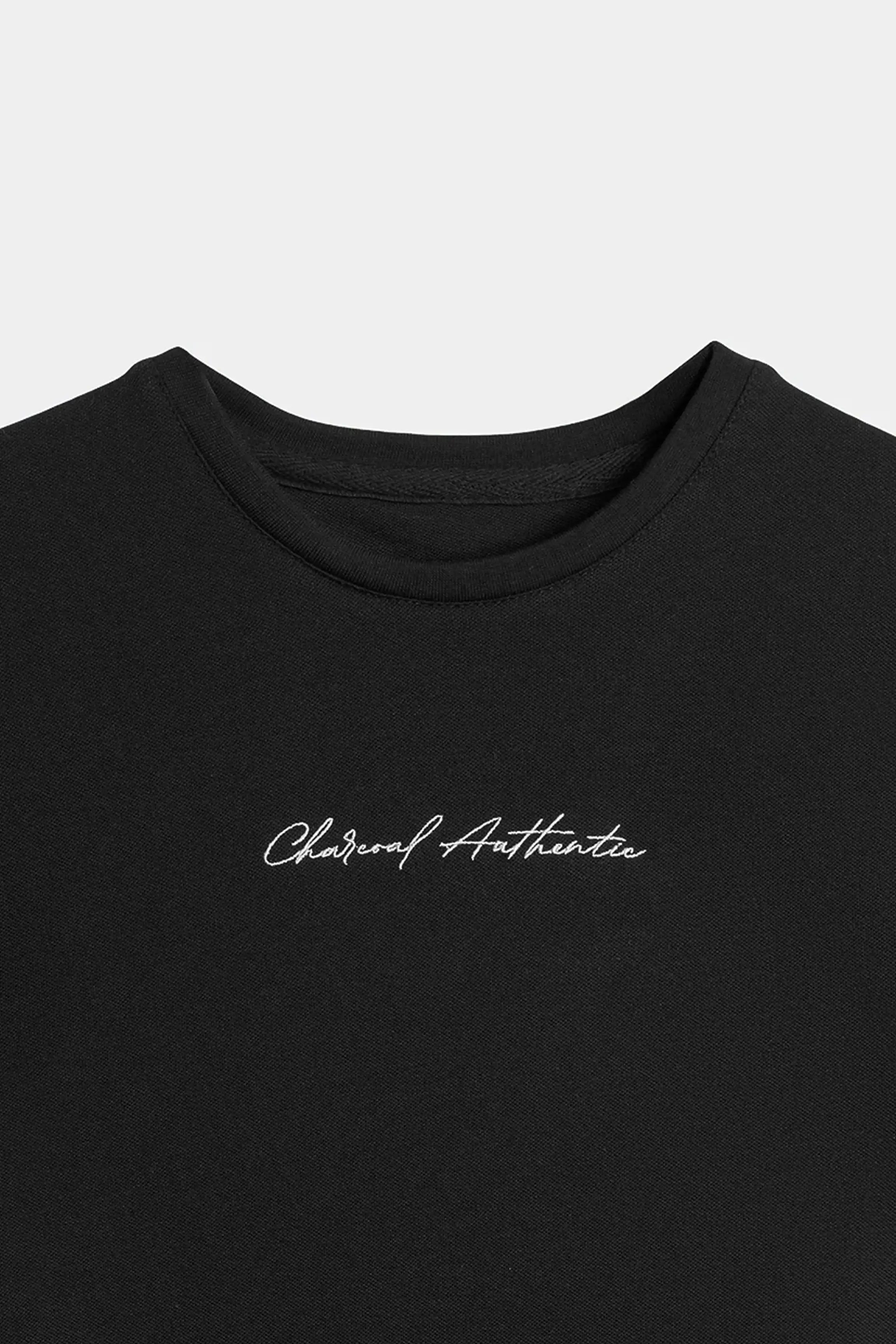 T SHIRT REGULAR FIT BLACK