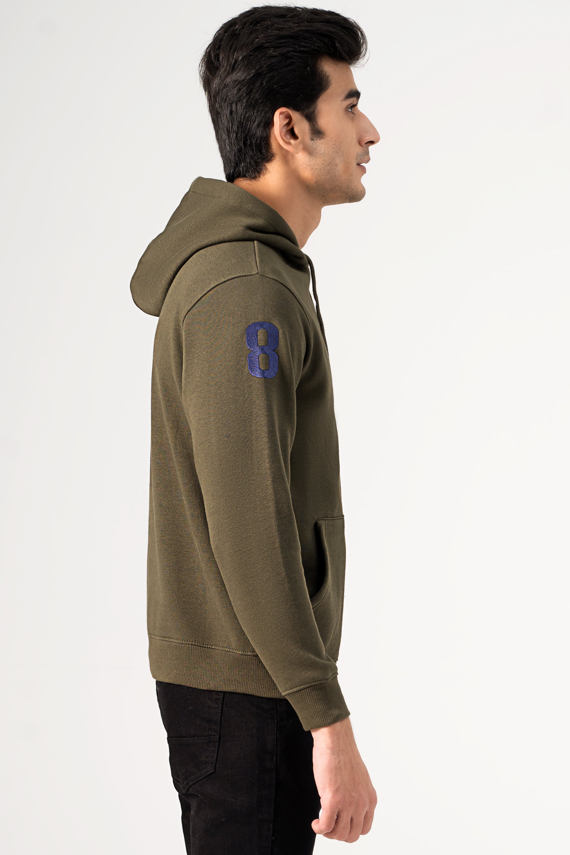 Shop FASHION HOODIE OLIVE For Men Online