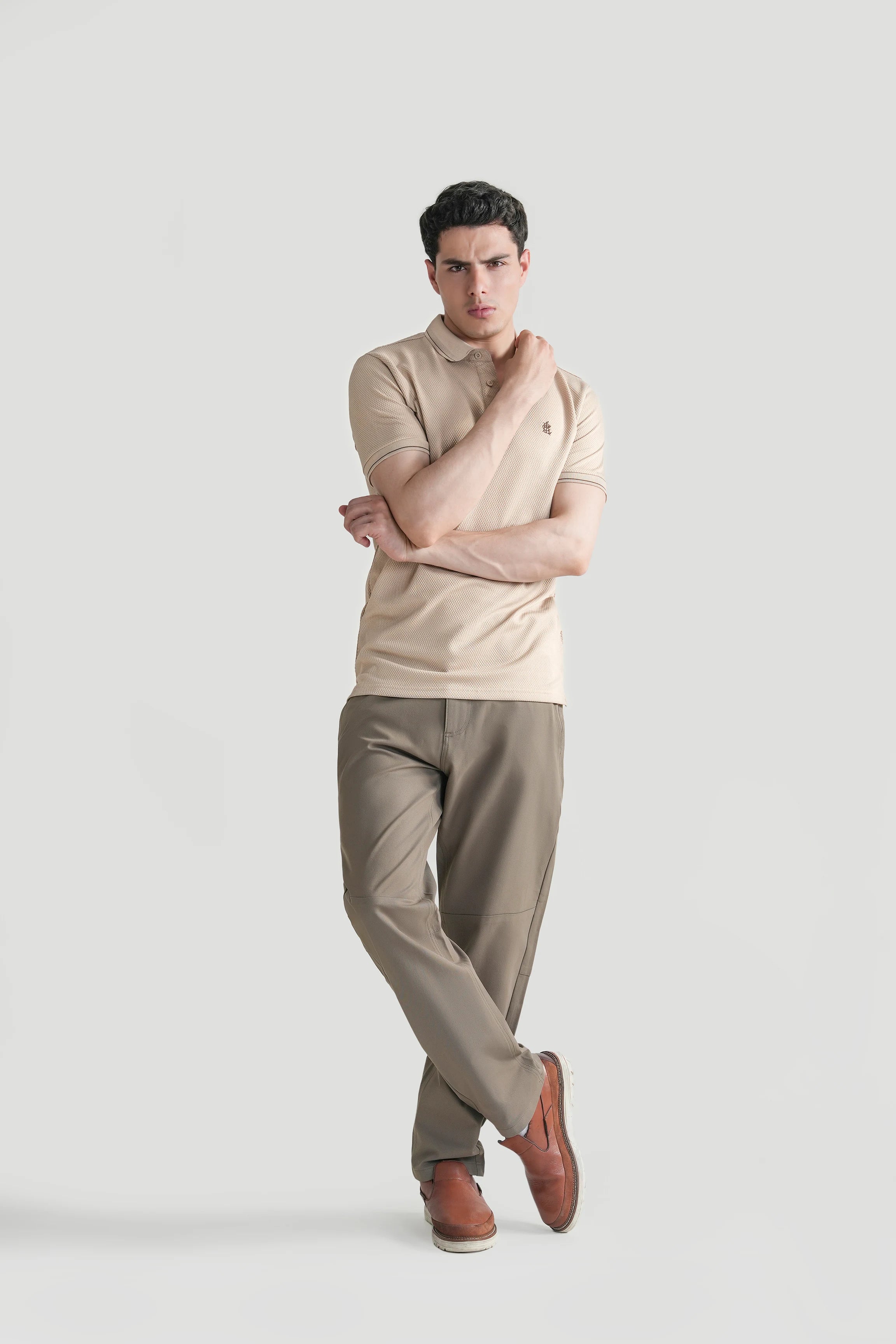 SMART FIT CLASSIC PREMIUM  POLO SHIRT KHAKI