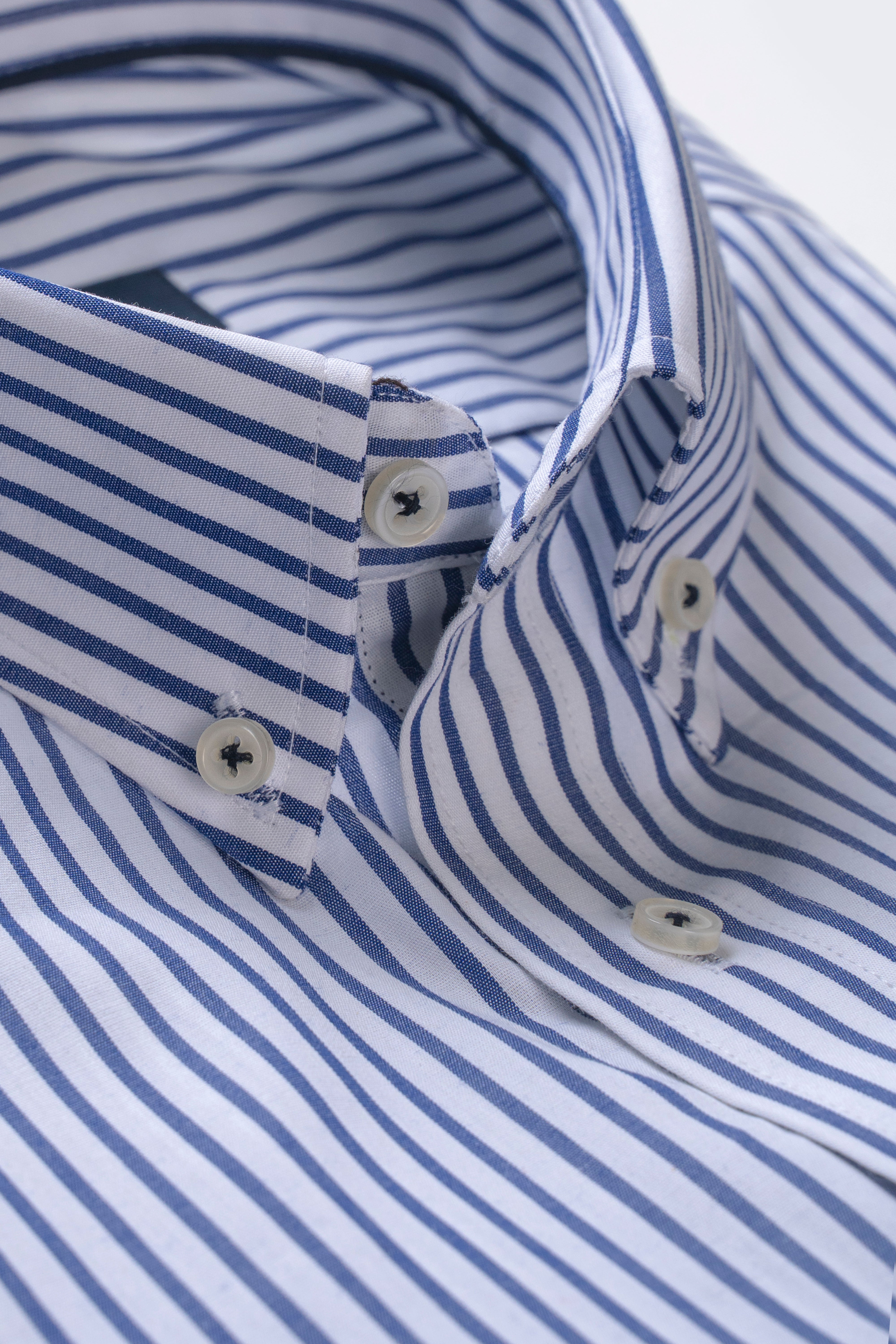 SEMI FORMAL SHIRT BLUE WHITE