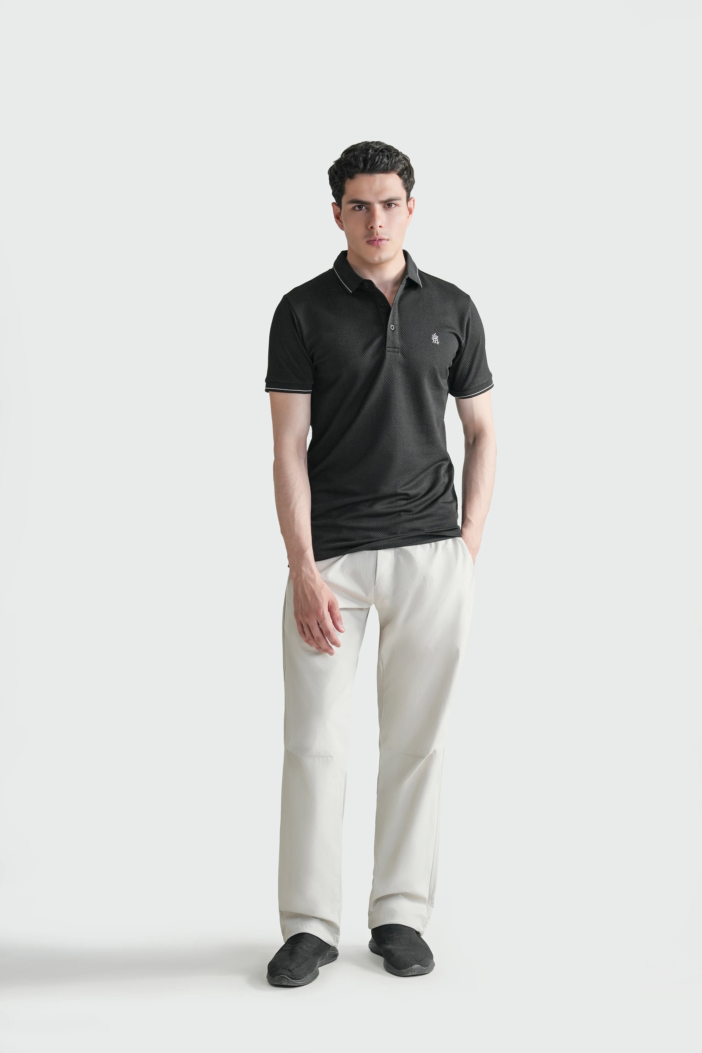 SMART FIT CLASSIC PREMIUM  POLO SHIRT BLACK