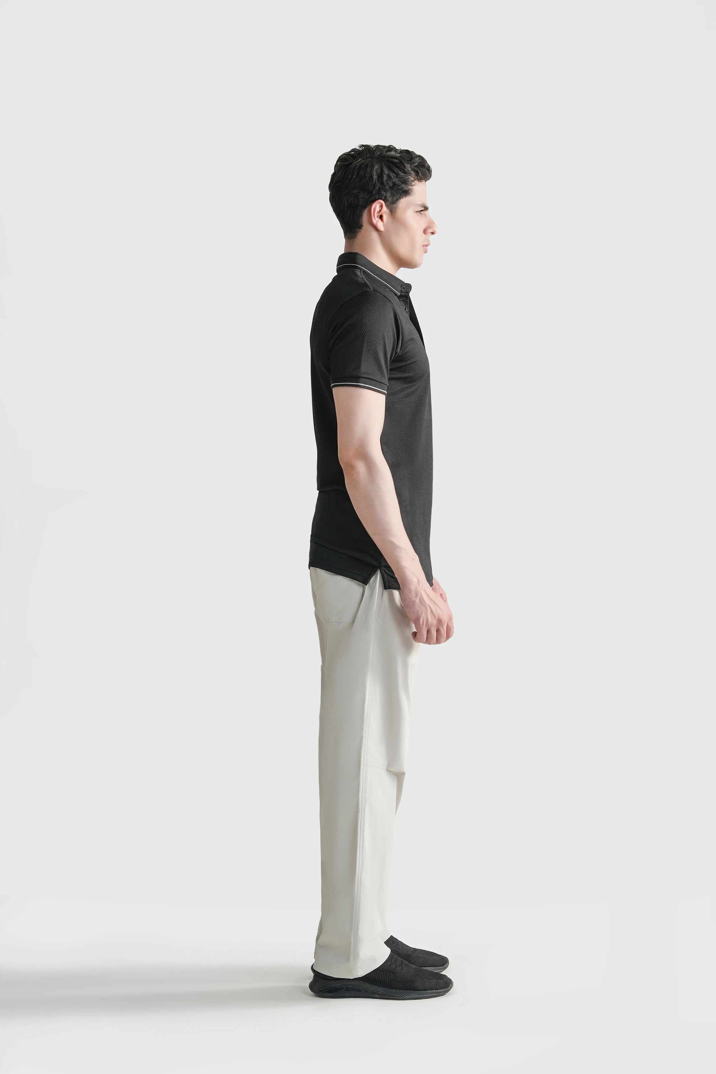 SMART FIT CLASSIC PREMIUM  POLO SHIRT BLACK