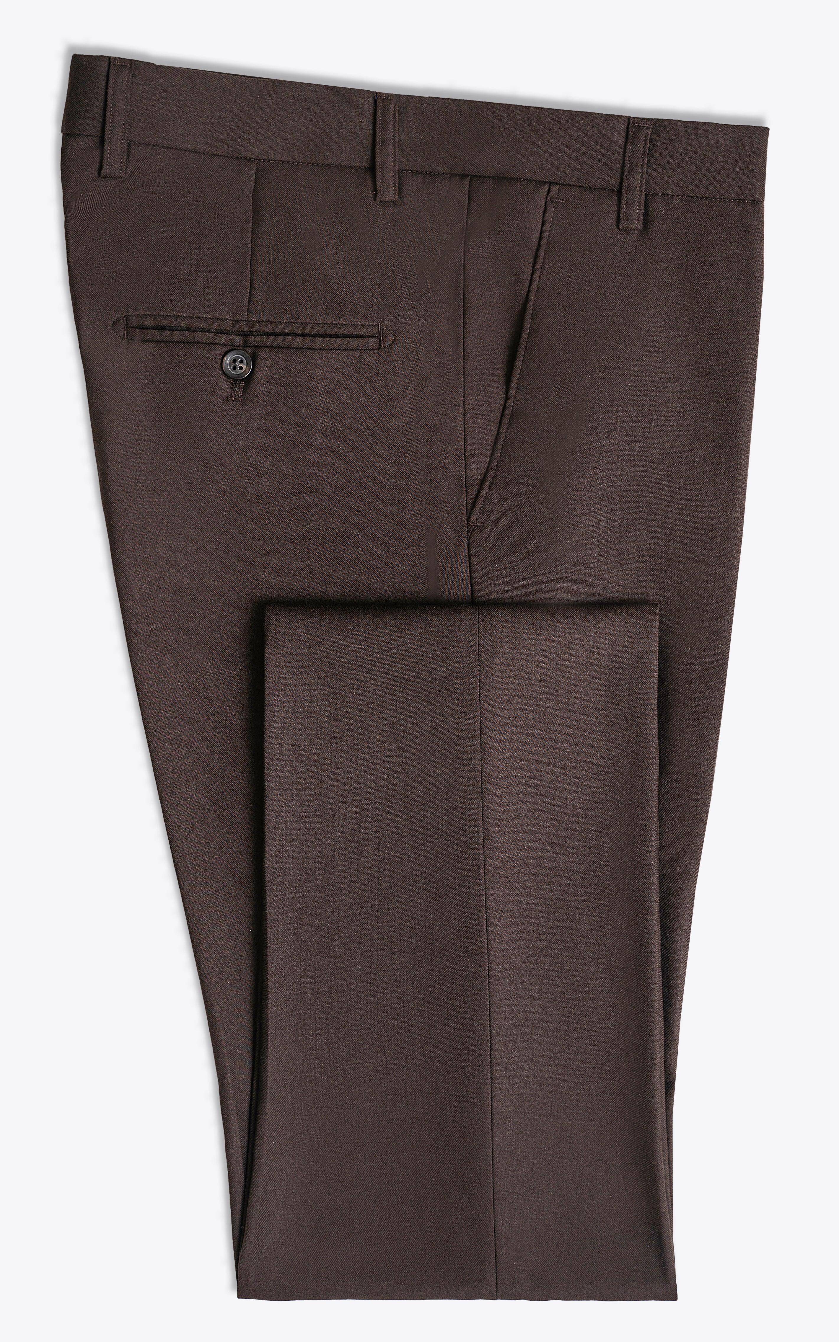 DRESS PANT DARK BROWN