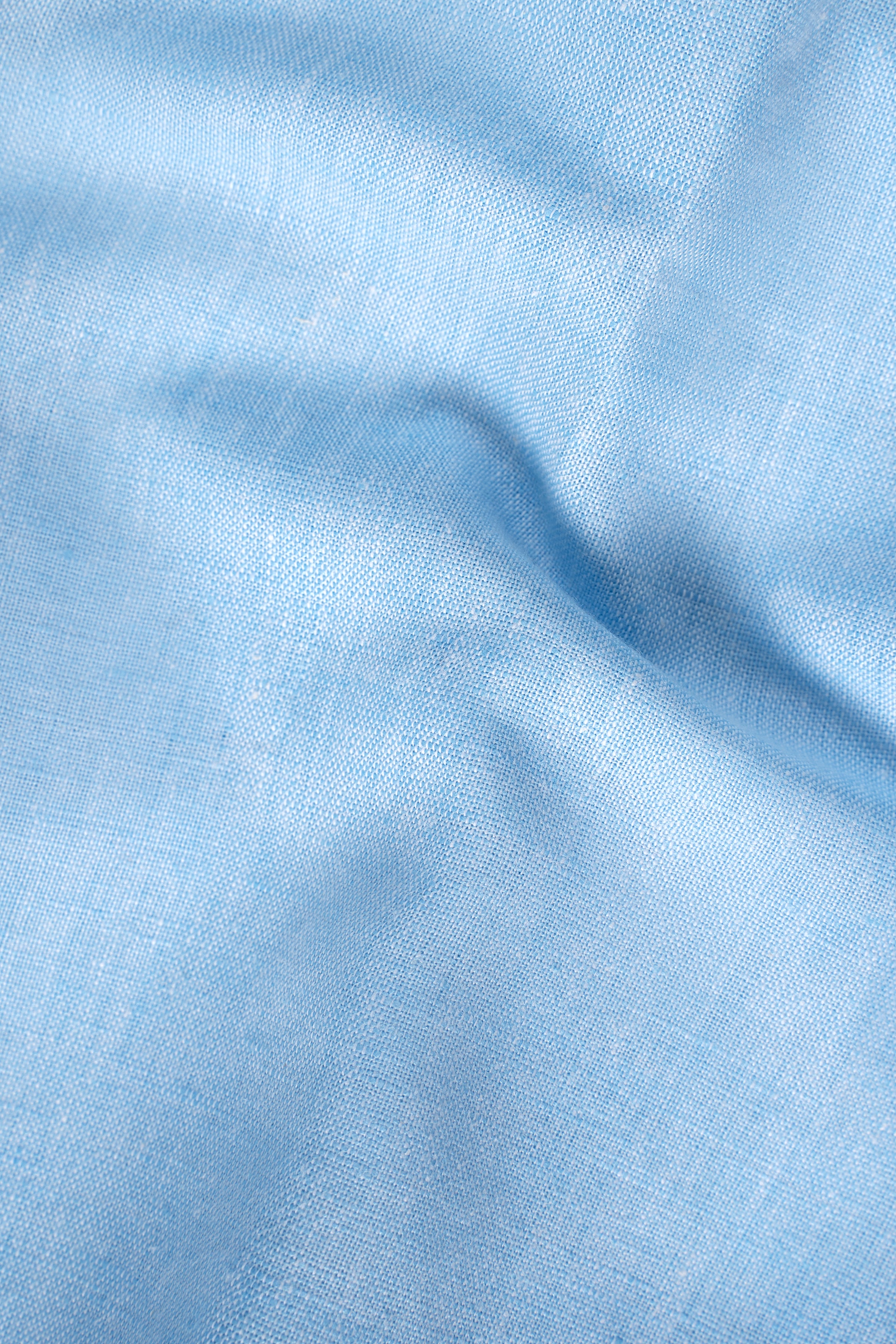 LIMITED EDITION LINEN FABRIC SHIRT SKY BLUE