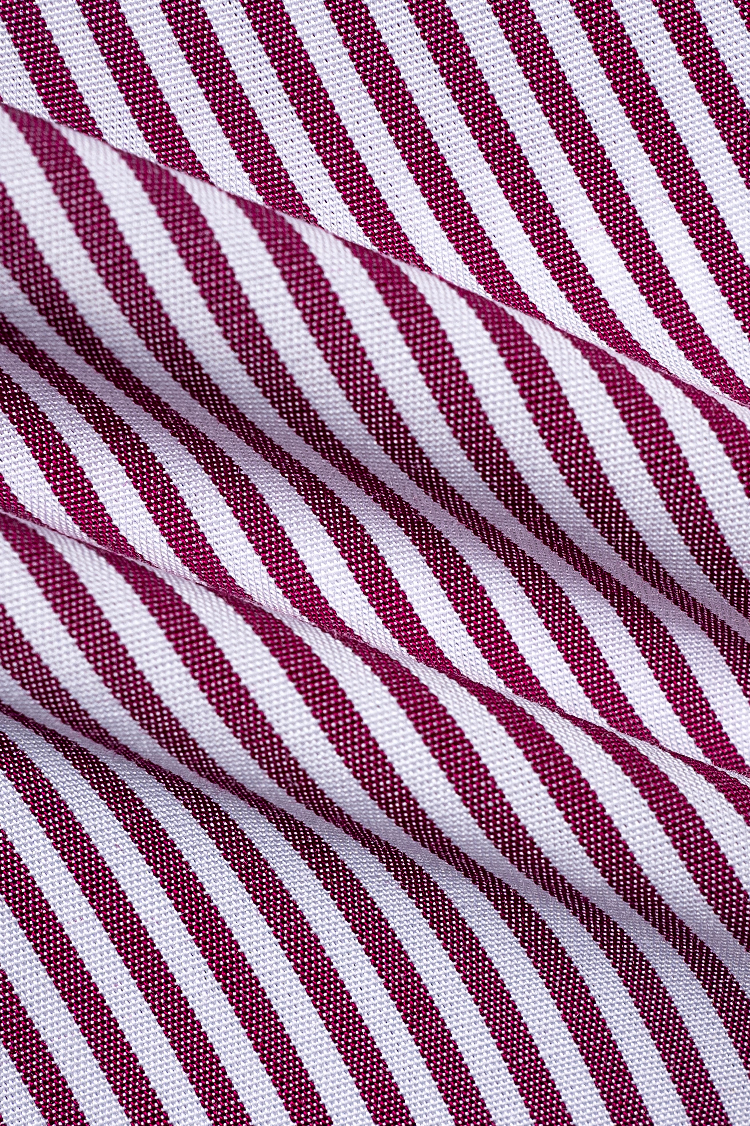 LIMITED EDITION SHIRTS MAROON WHITE STRIPES