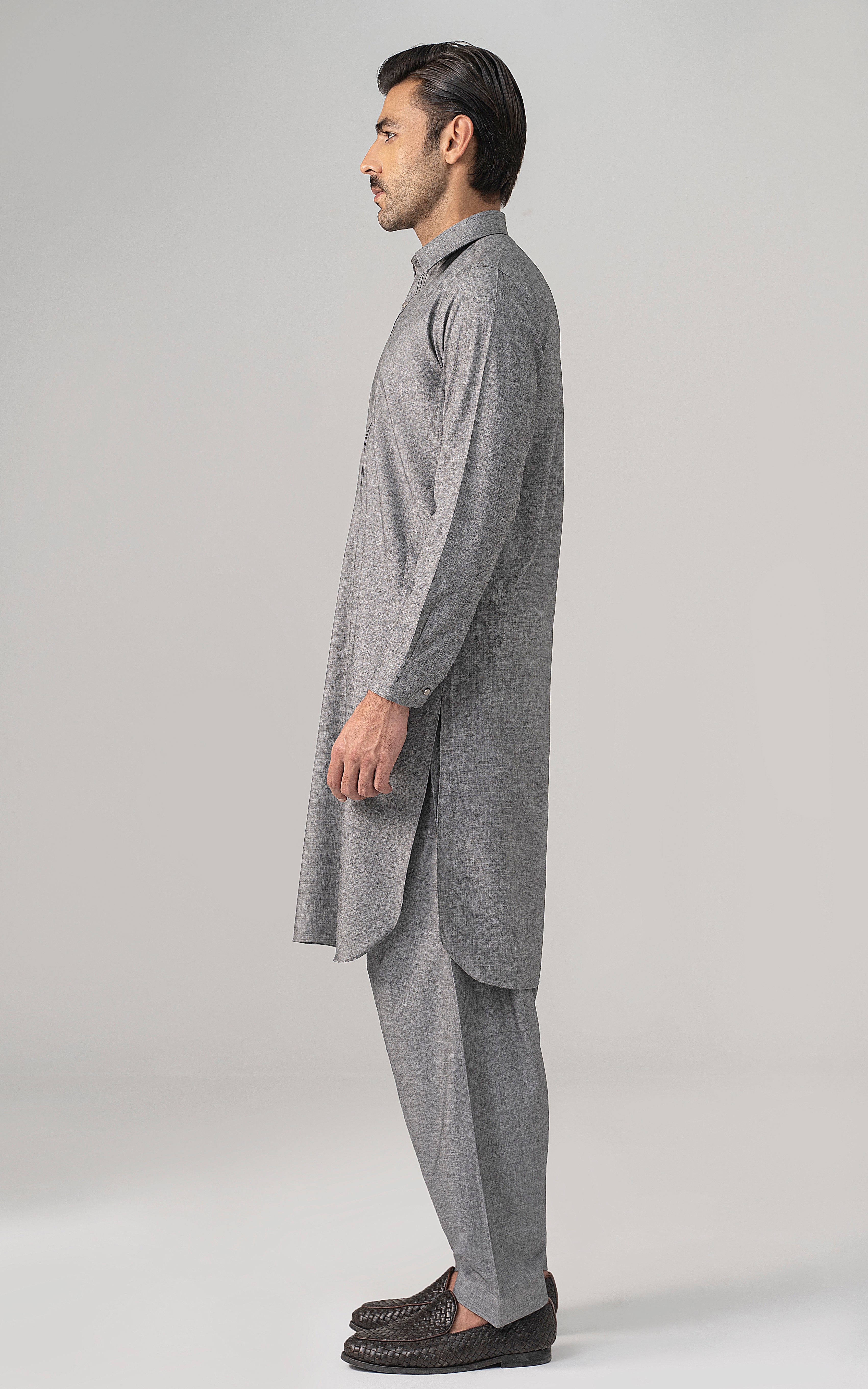 BLENDED WASH & WEAR -CLASSIC COLLECTION GREY MELANGE