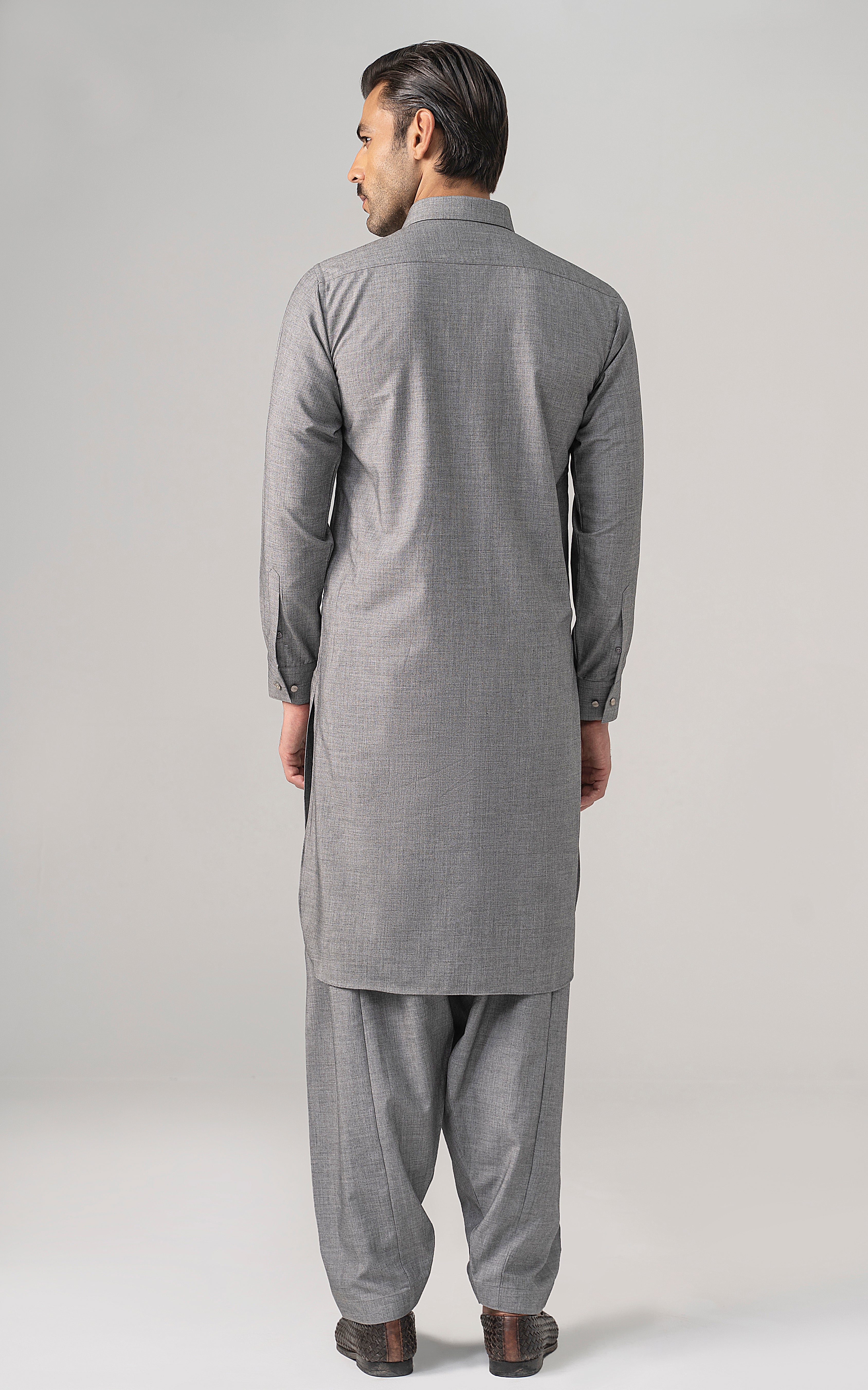 BLENDED WASH & WEAR -CLASSIC COLLECTION GREY MELANGE