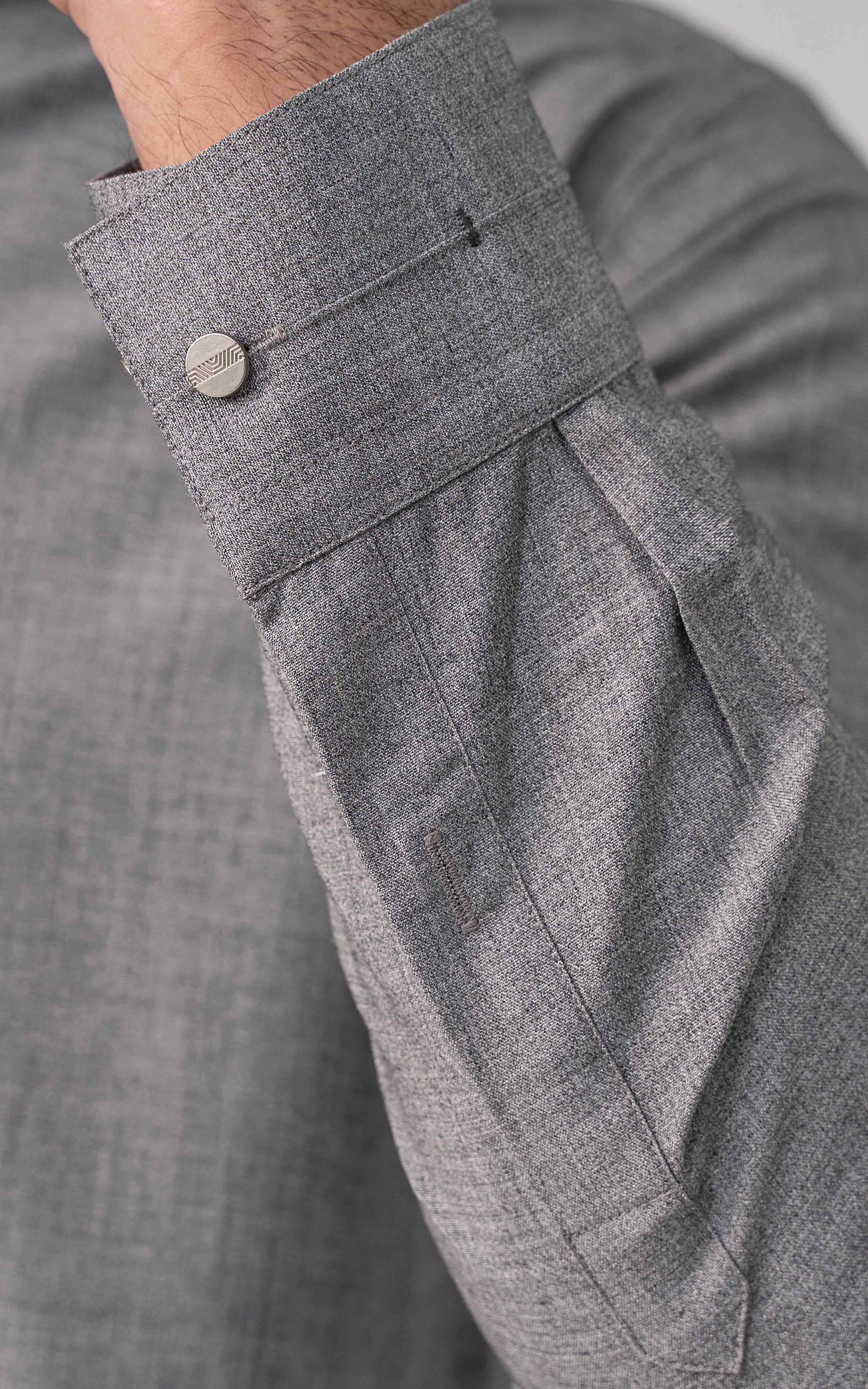 BLENDED WASH & WEAR -CLASSIC COLLECTION GREY MELANGE