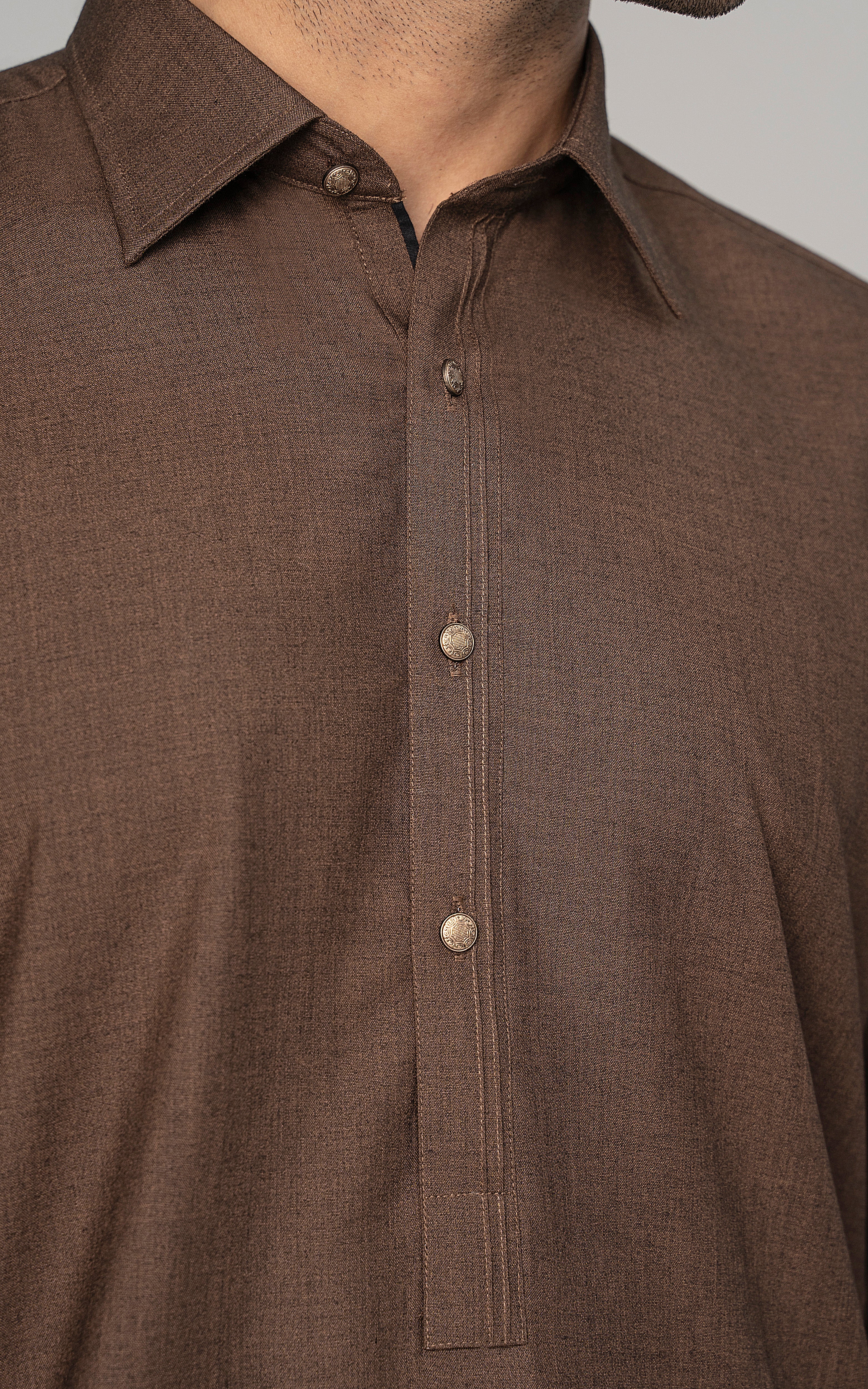 BLENDED WASH & WEAR -CLASSIC COLLECTION BROWN MELANGE