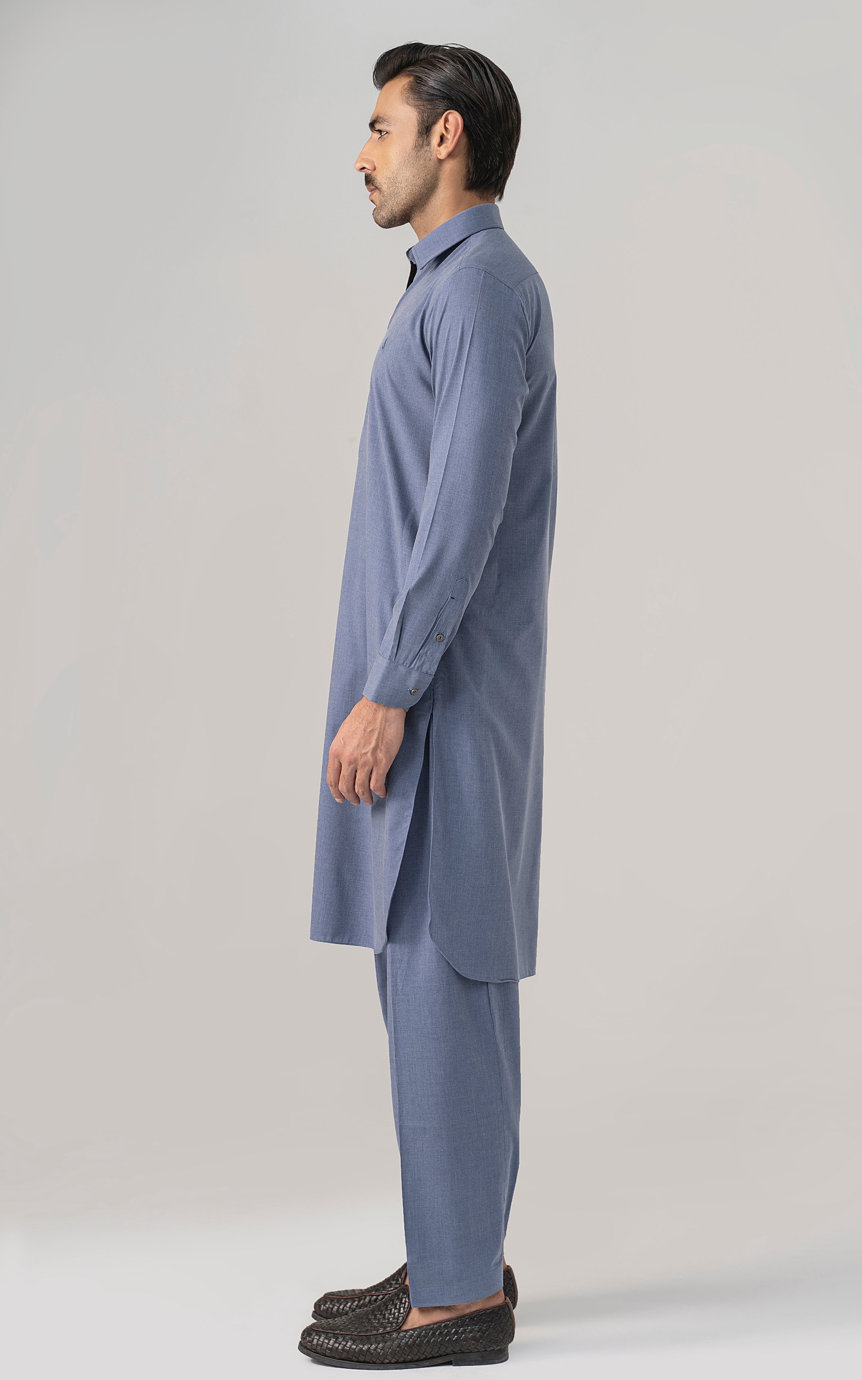 BLENDED WASH & WEAR - CLASSIC COLLECTION BLUE MELANGE