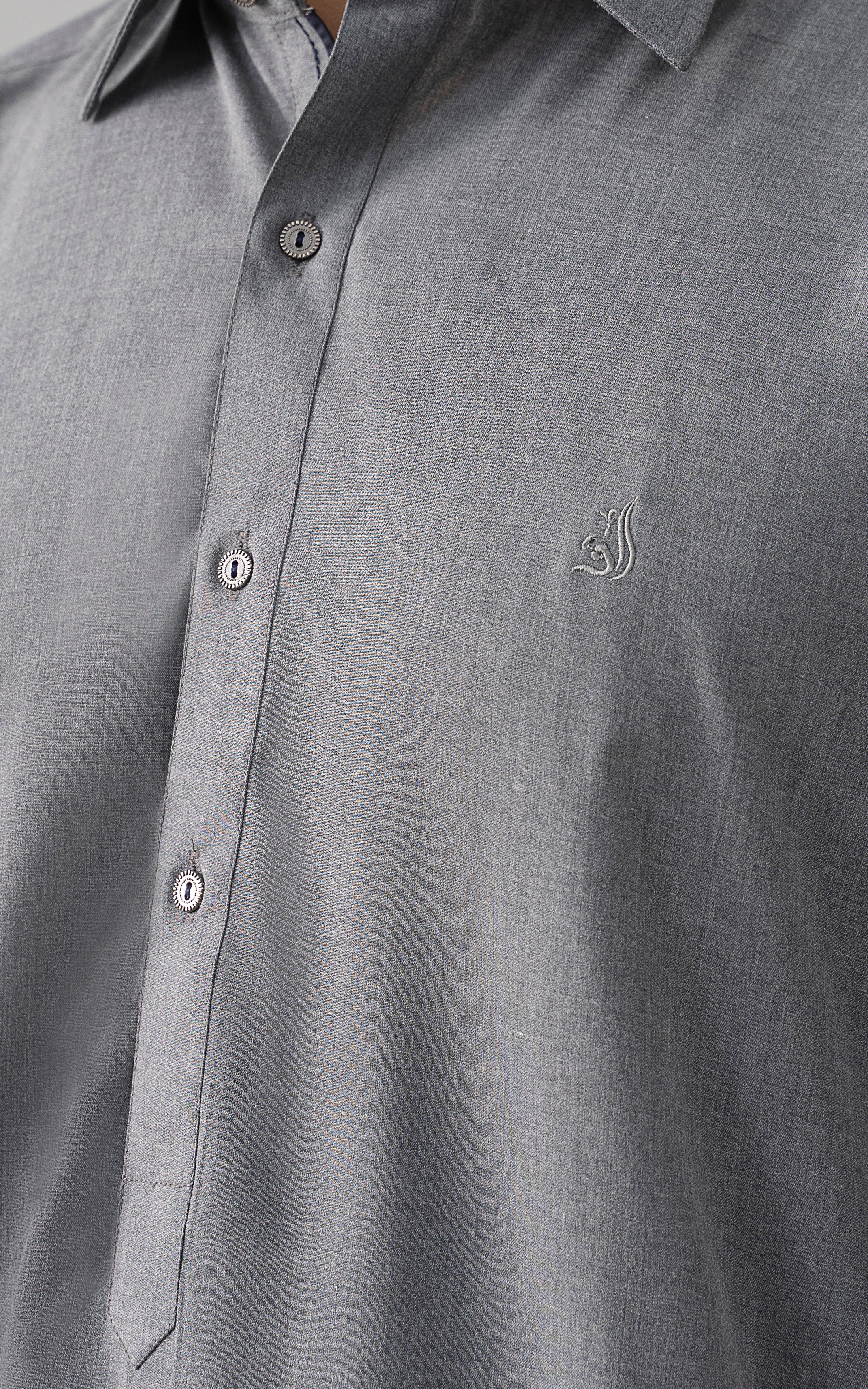 BLENDED WASH & WEAR - CLASSIC COLLECTION GREY MELANGE