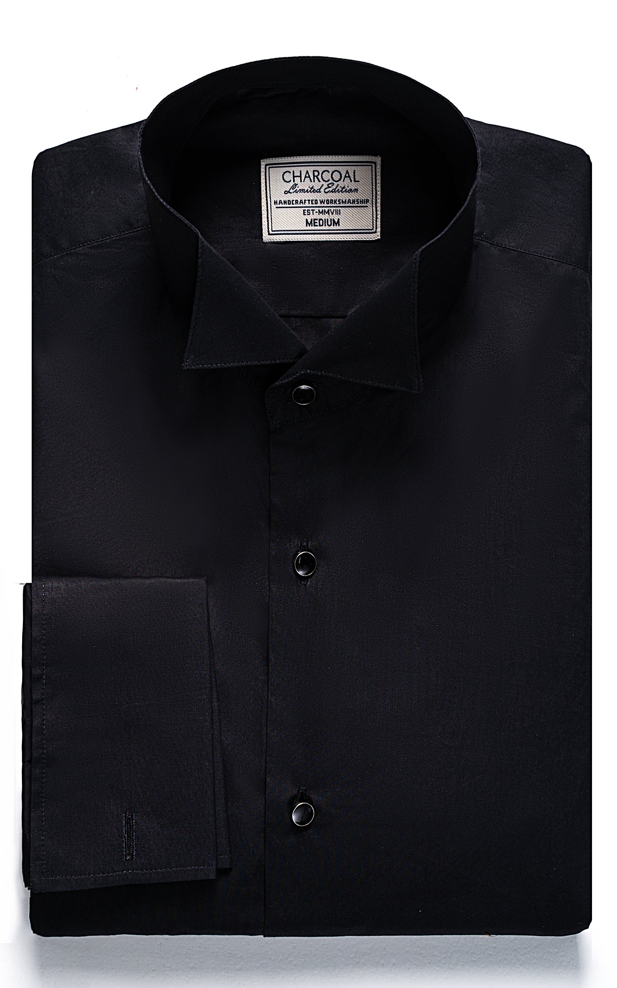 LIMITED EDITION SHIRT WING COLLAR BLACK