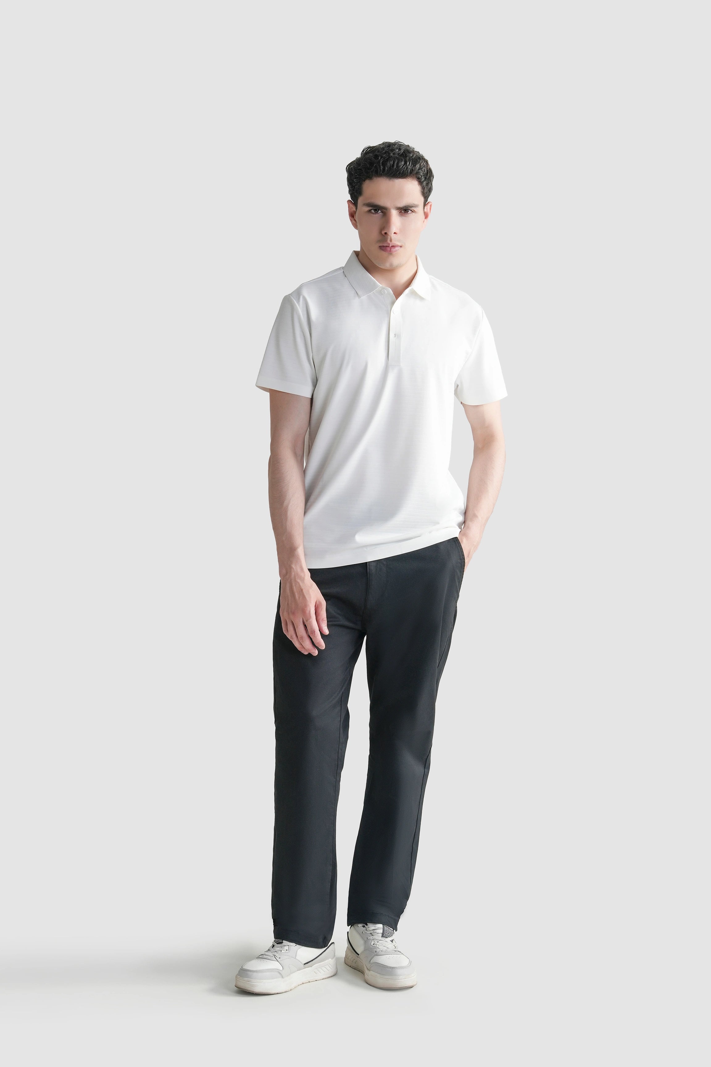 SMART FIT CLASSIC PREMIUM  POLO SHIRT WHITE