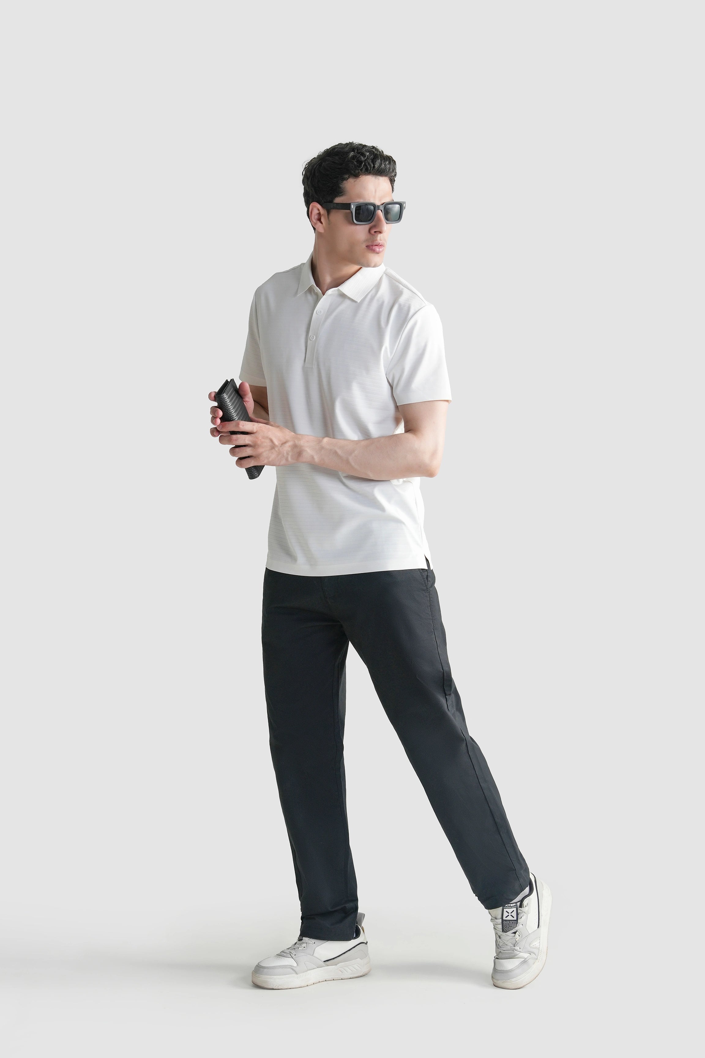 SMART FIT CLASSIC PREMIUM  POLO SHIRT WHITE
