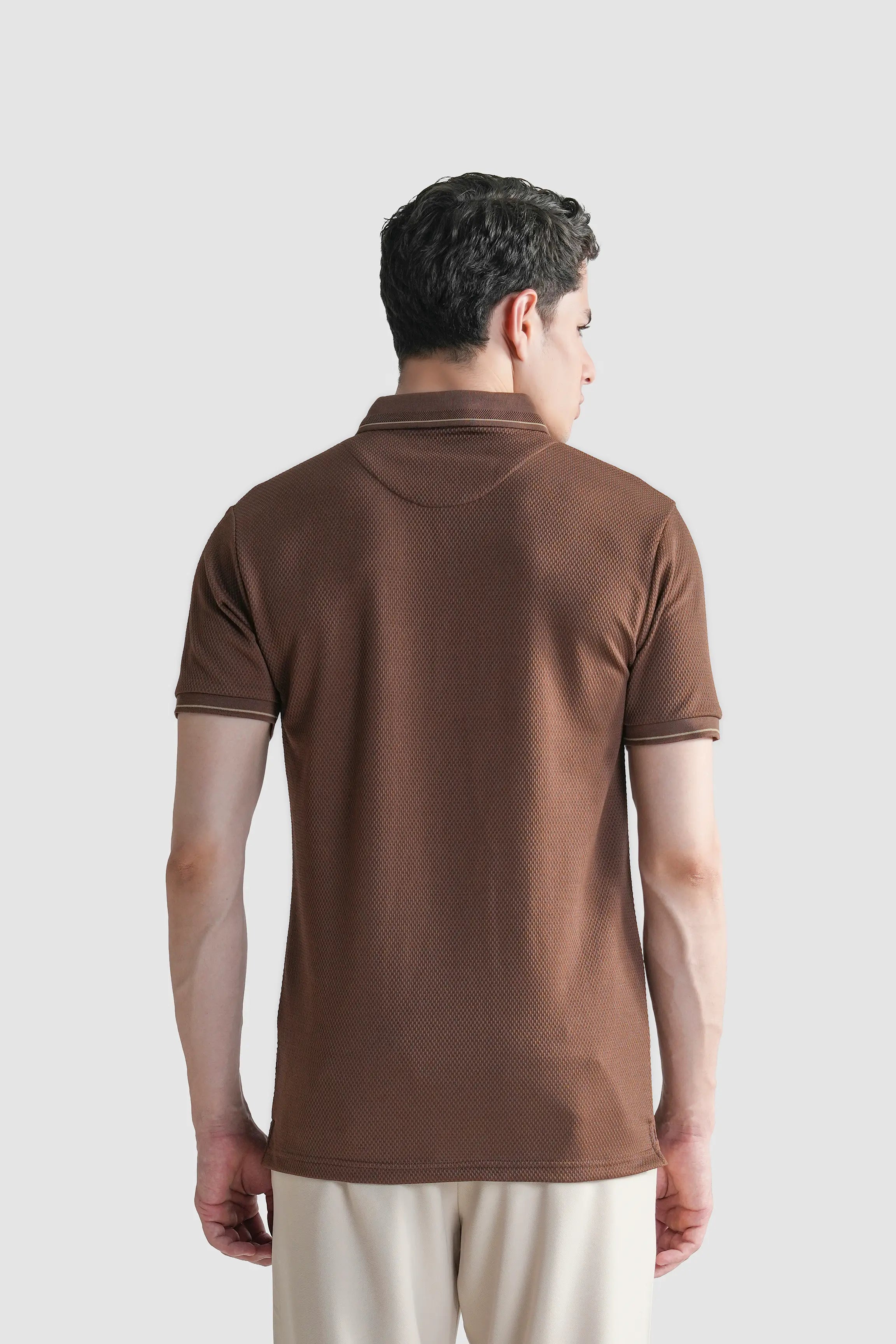 SMART FIT CLASSIC PREMIUM  POLO SHIRT BROWN