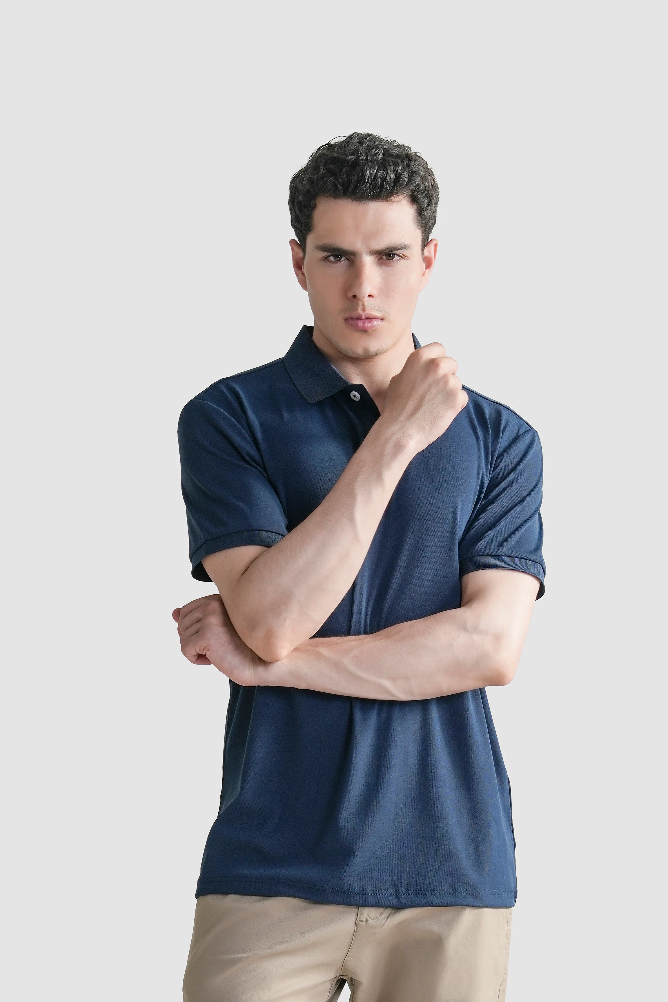 SMART FIT CLASSIC PREMIUM  POLO SHIRT NAVY