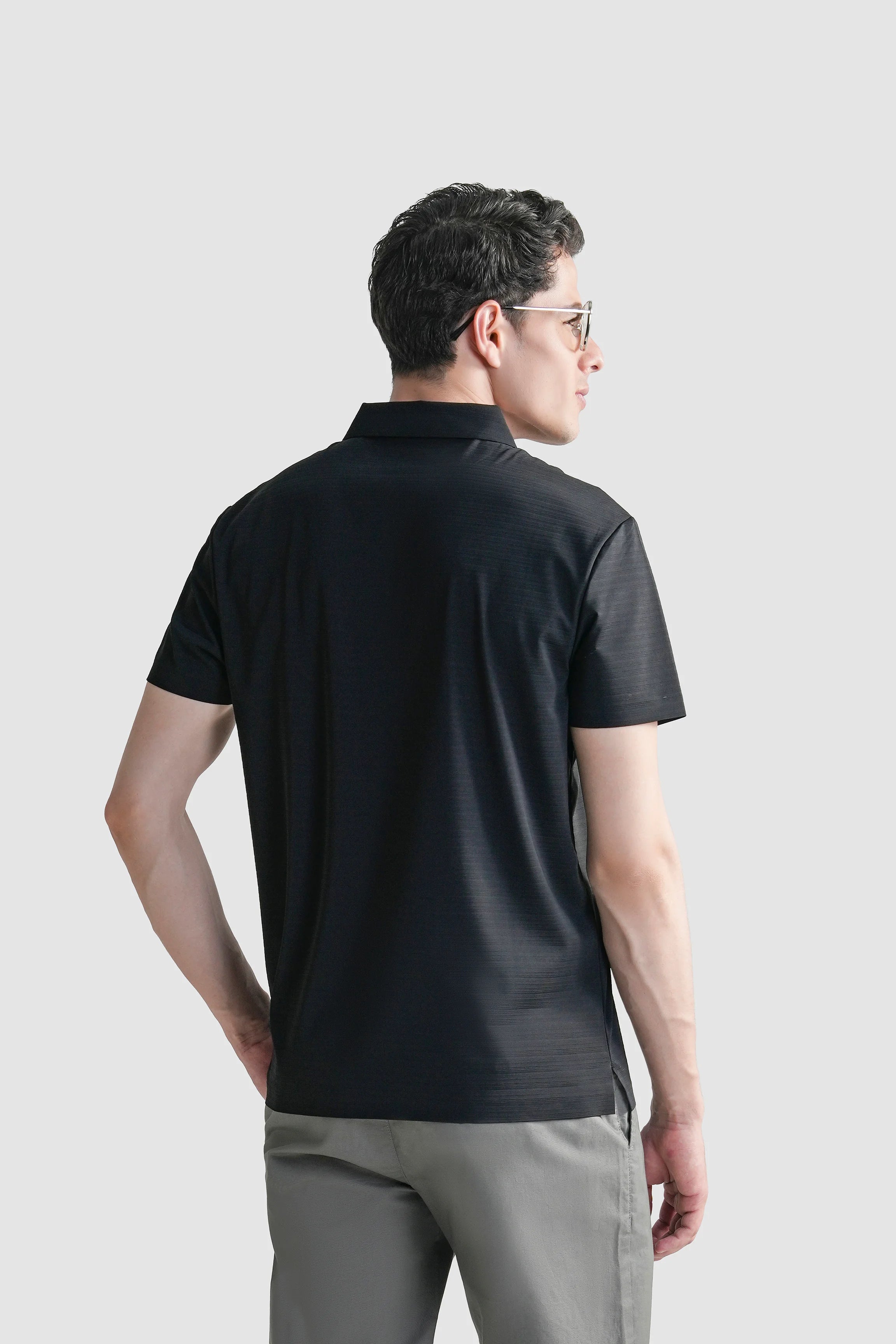 SMART FIT CLASSIC PREMIUM  POLO SHIRT BLACK