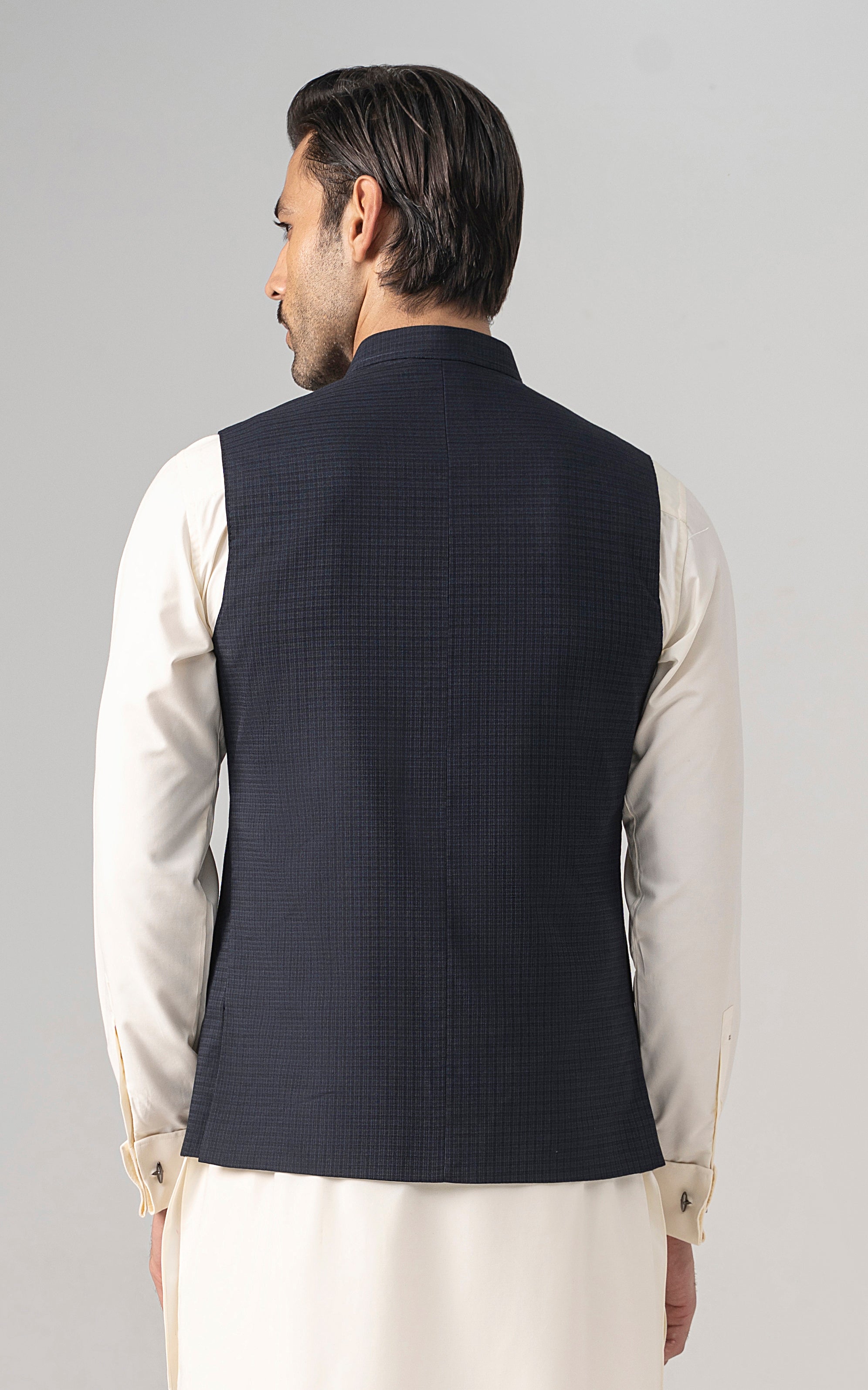 WAISTCOAT GREY BLACK