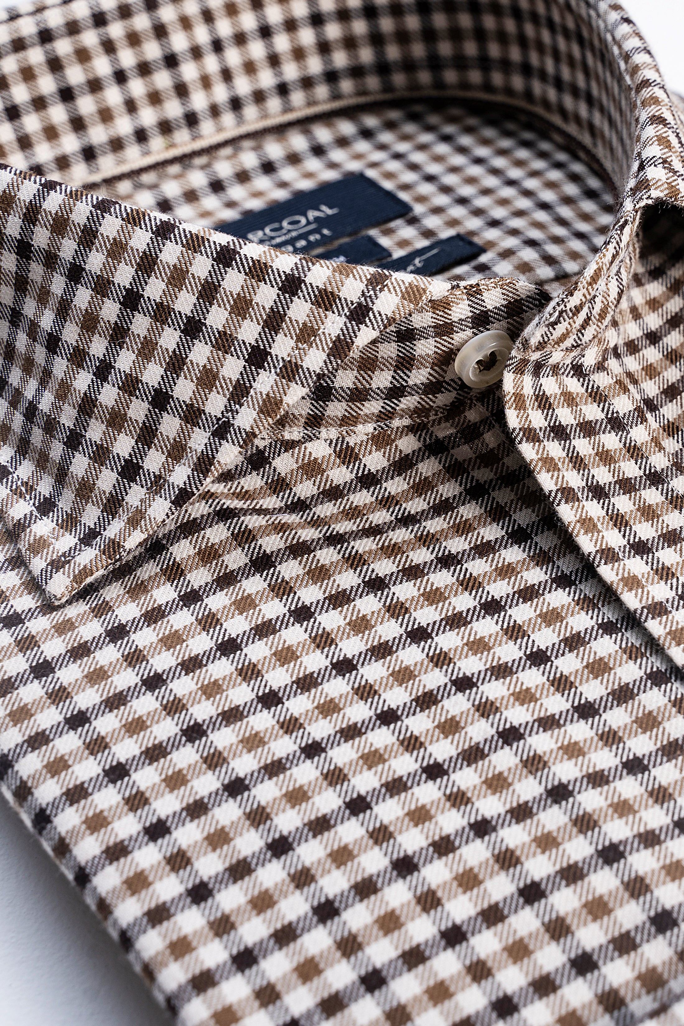 SEMI FORMAL SHIRT BROWN