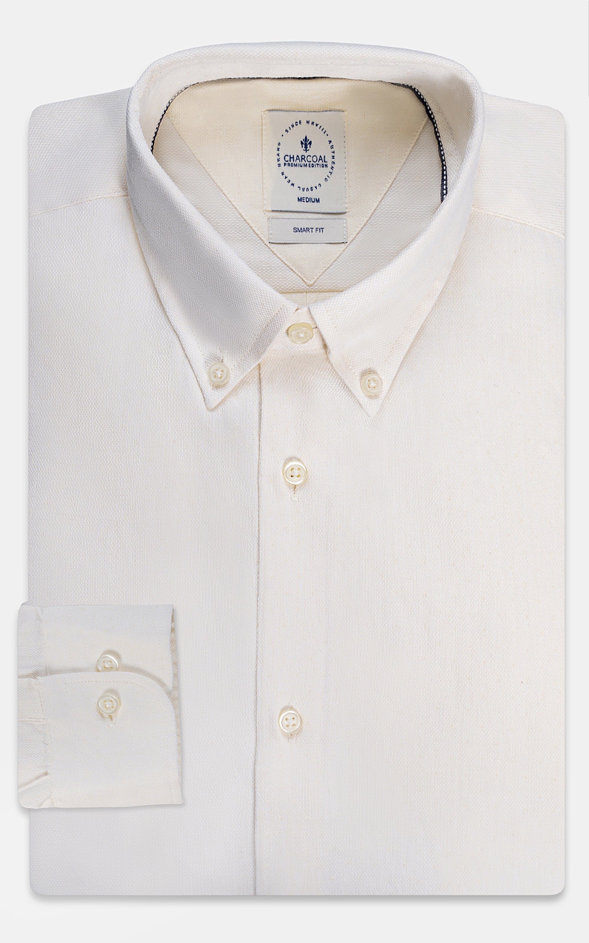 SMART SHIRT BEIGE TEXTURE