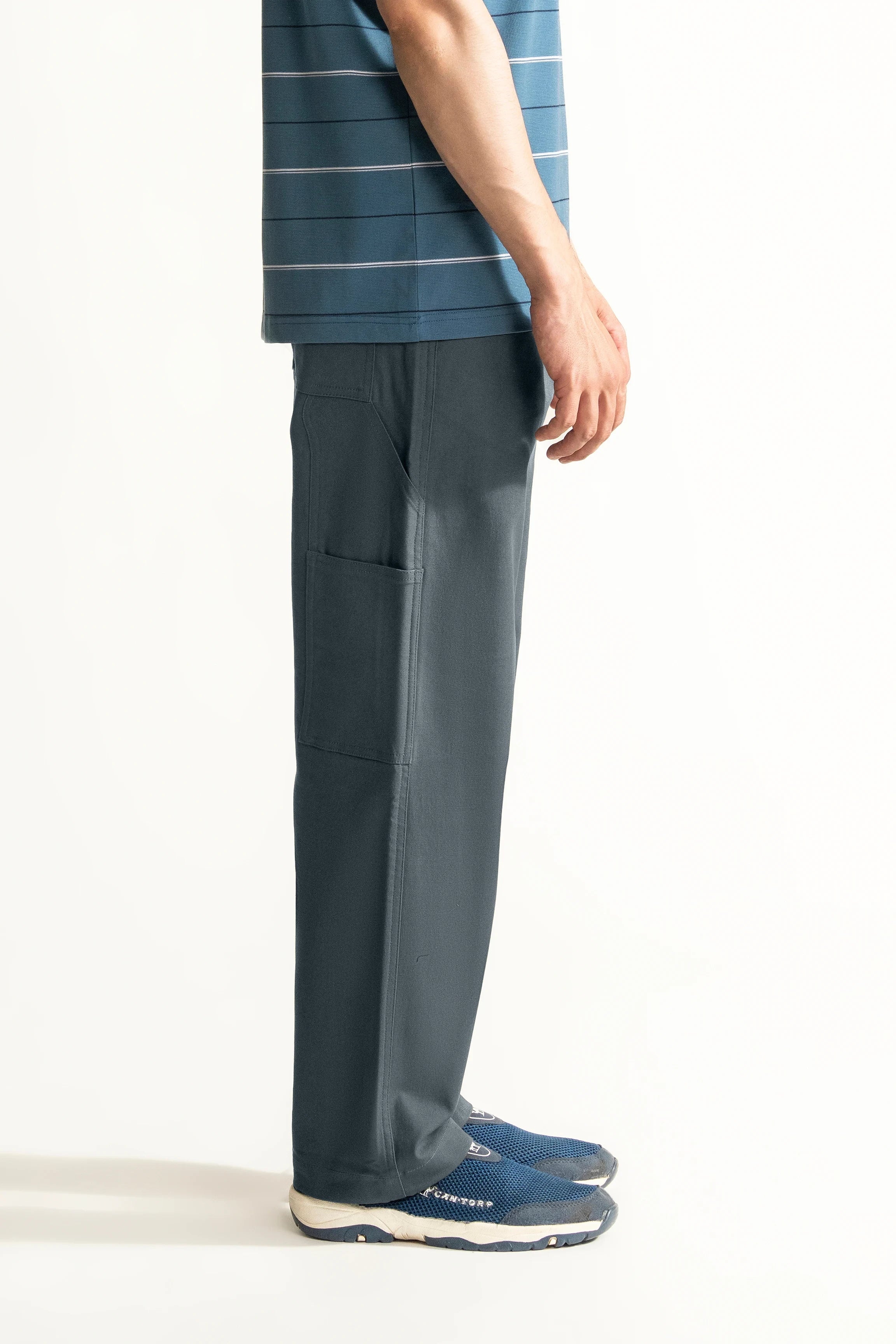 RELAXED FIT CARPENTER PANT GREY