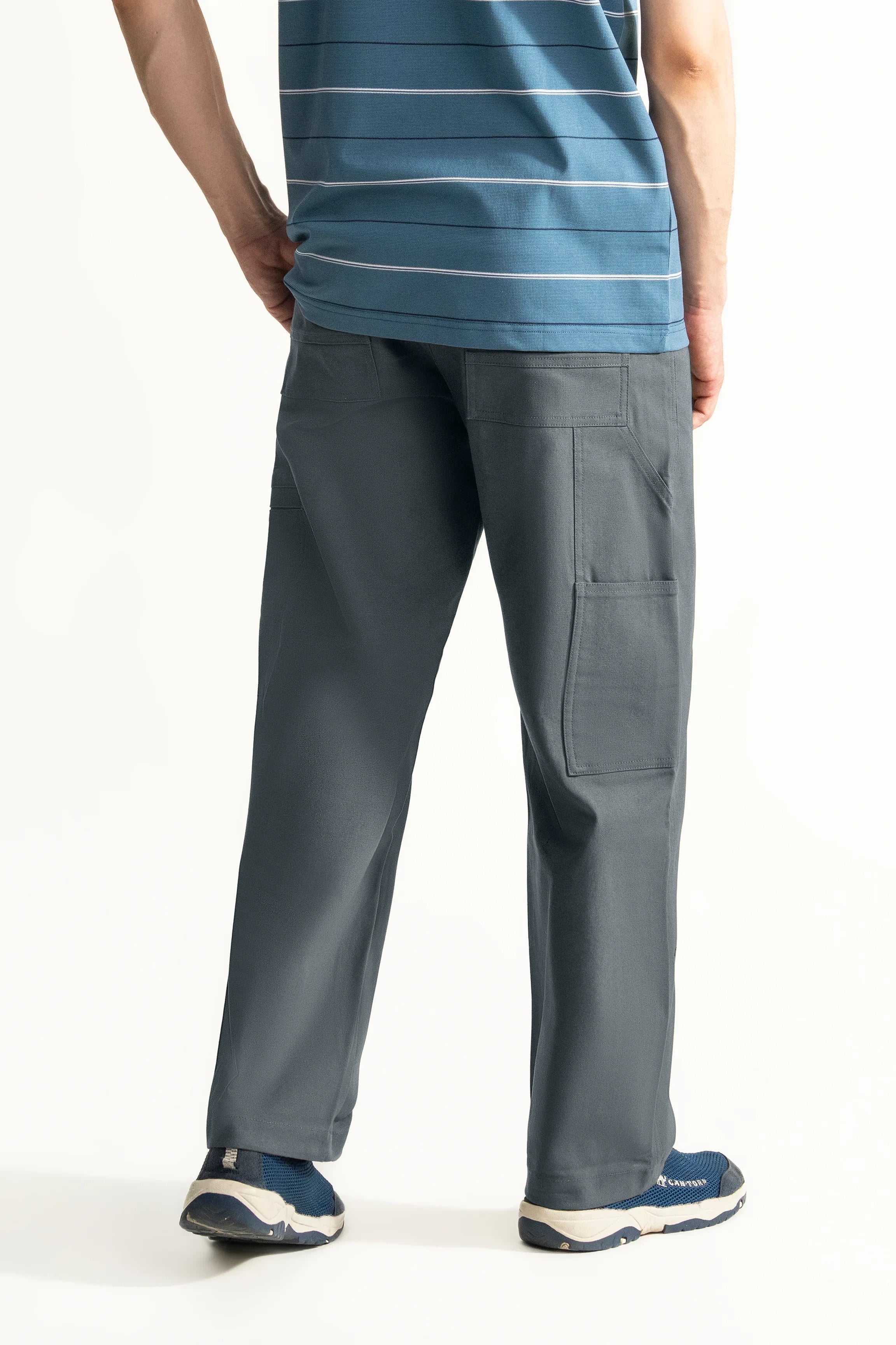 RELAXED FIT CARPENTER PANT GREY