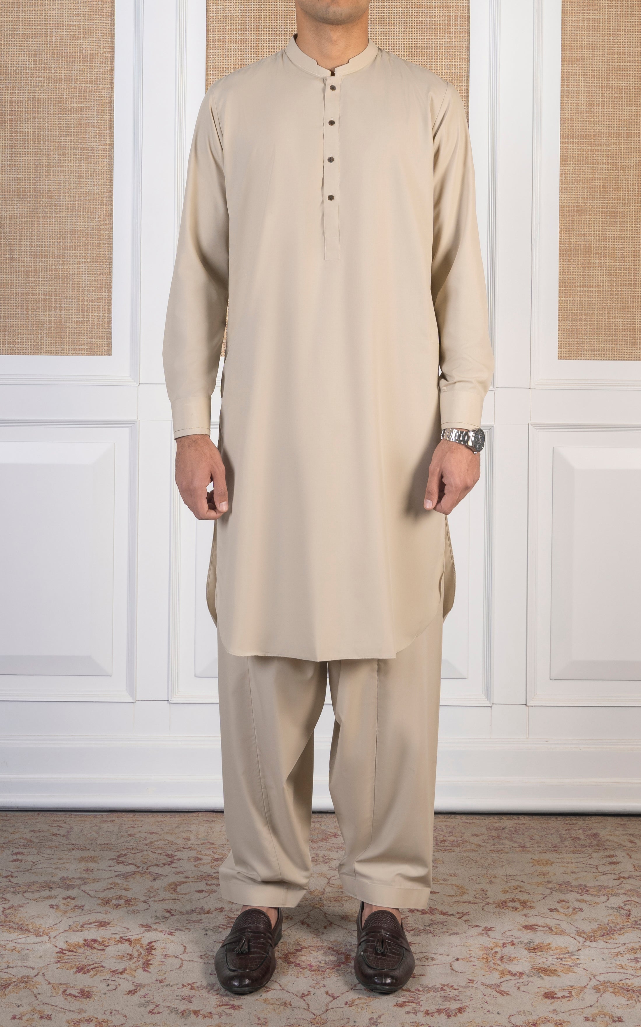 BLENDED KAMEEZ SHALWAR - SIGNATURE COLLECTION CREAM