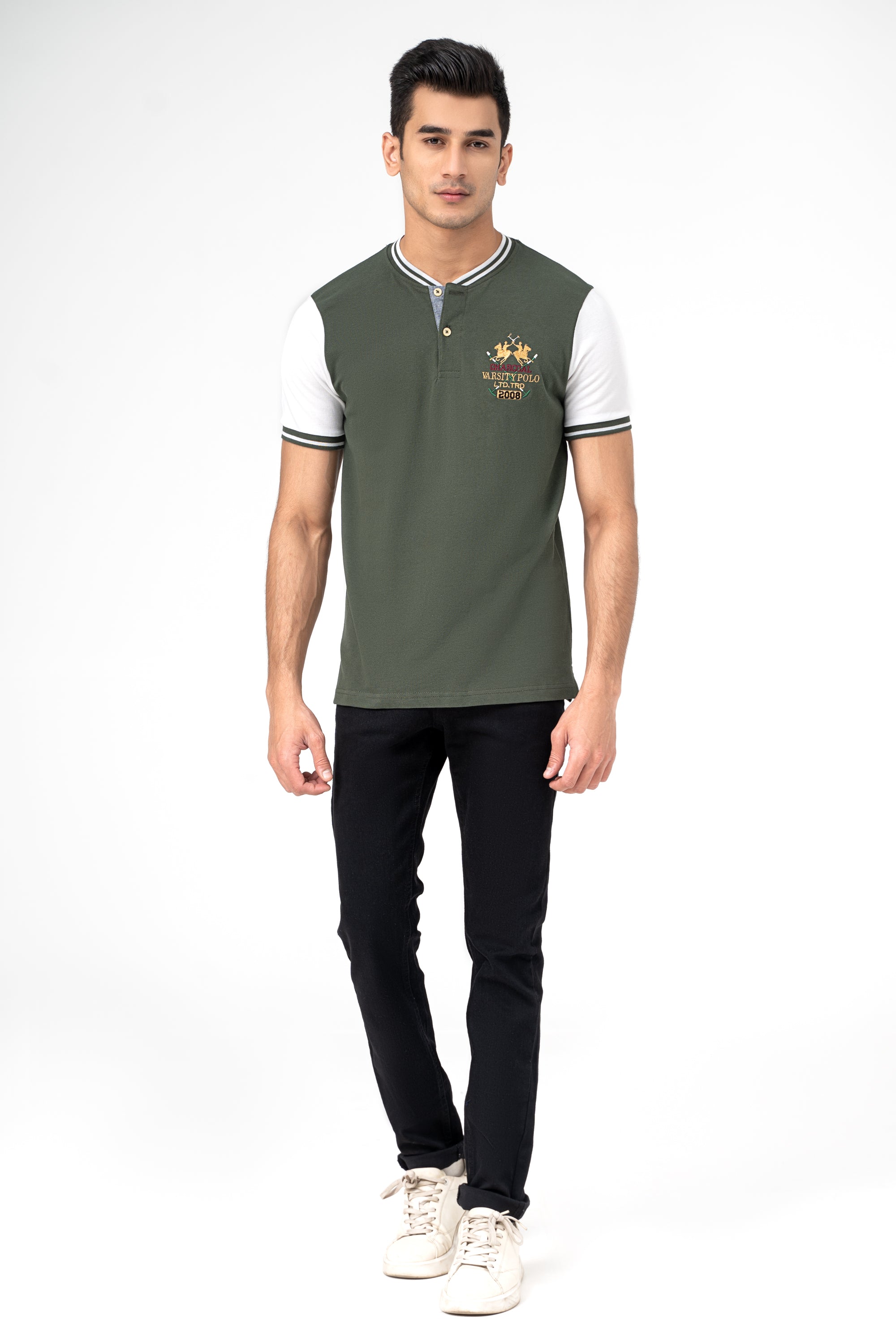 HENLAY T-SHIRT OLIVE