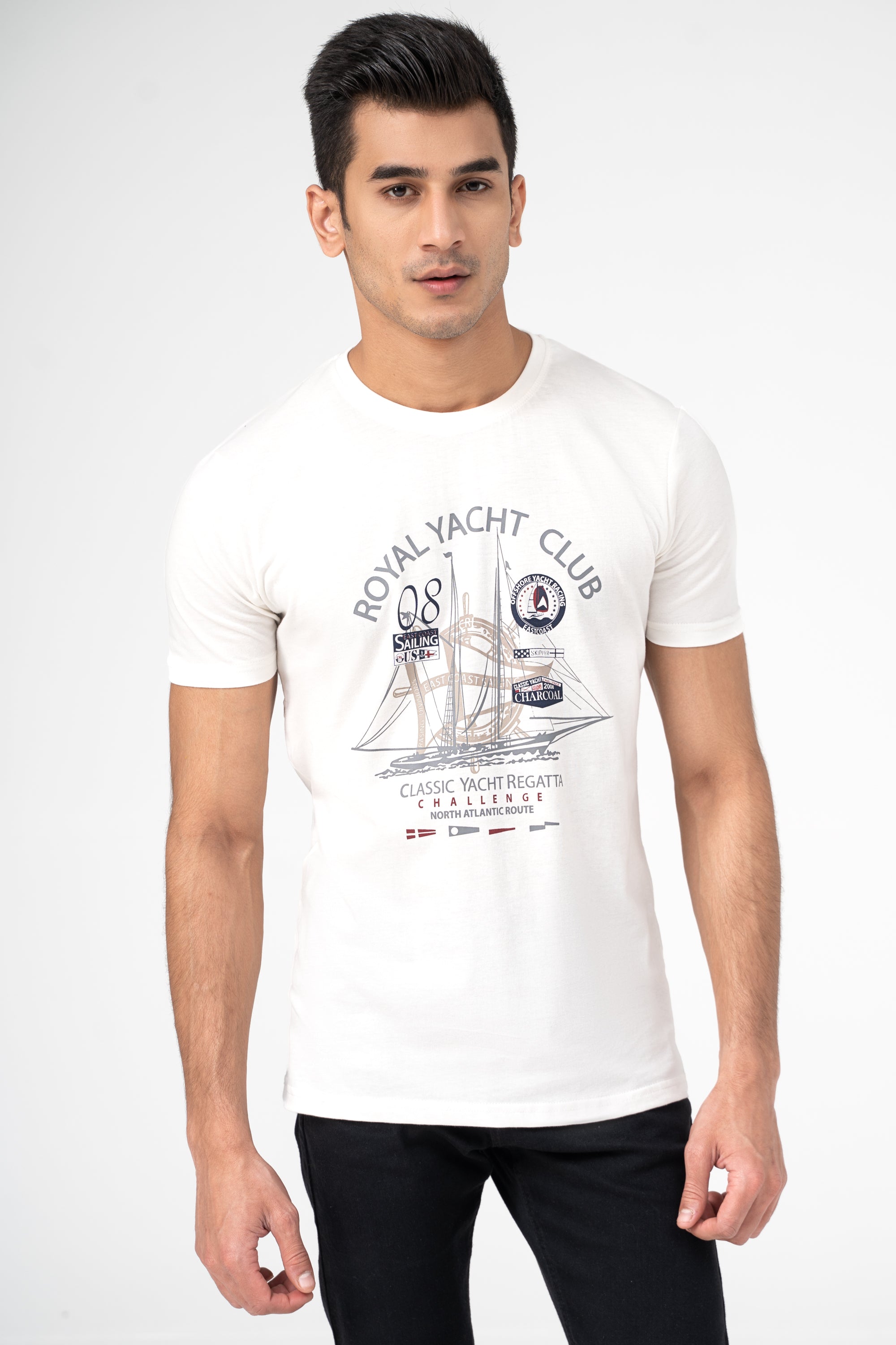 GRAPHIC T SHIRT OFF WHITE