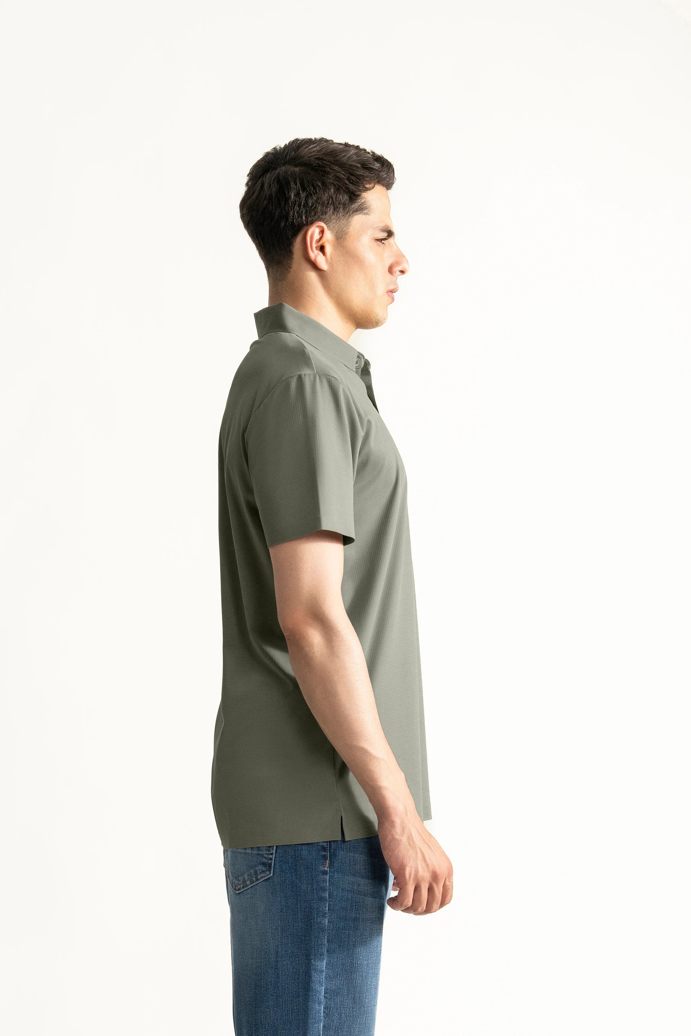 POLO SHIRT SMART FIT LIGHT OLIVE