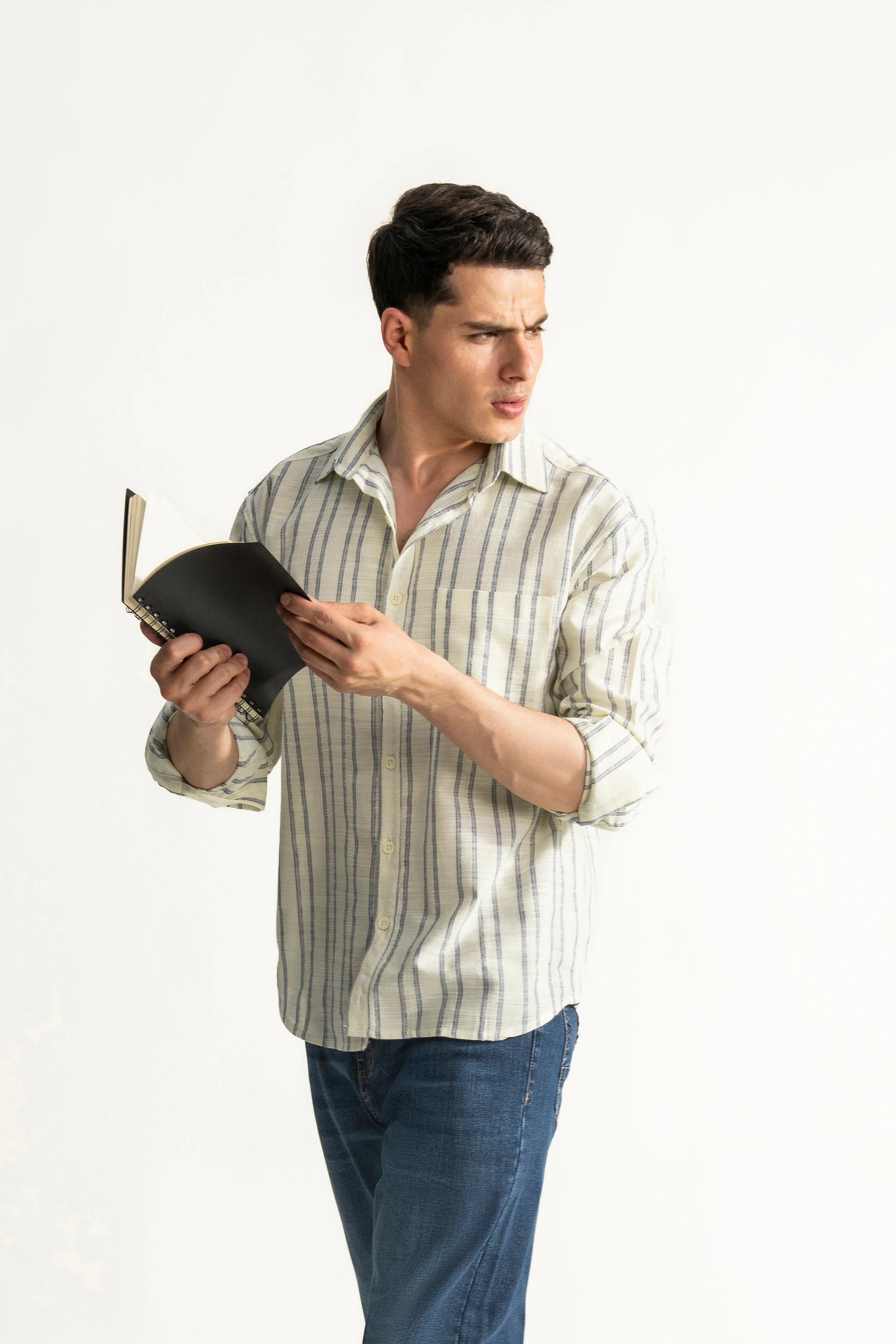CASUAL SHIRT OATMEAL