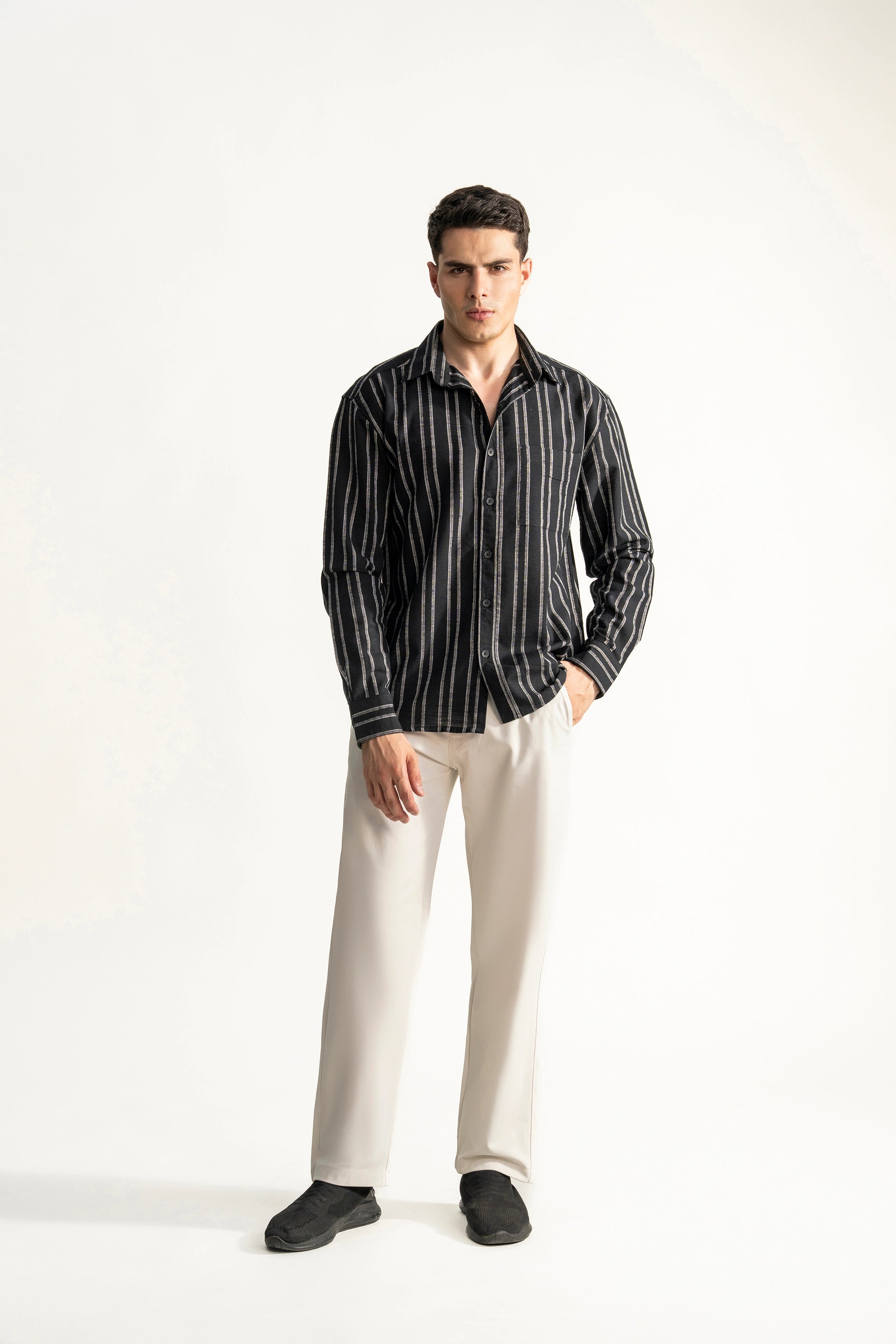 CASUAL SHIRT BLACK