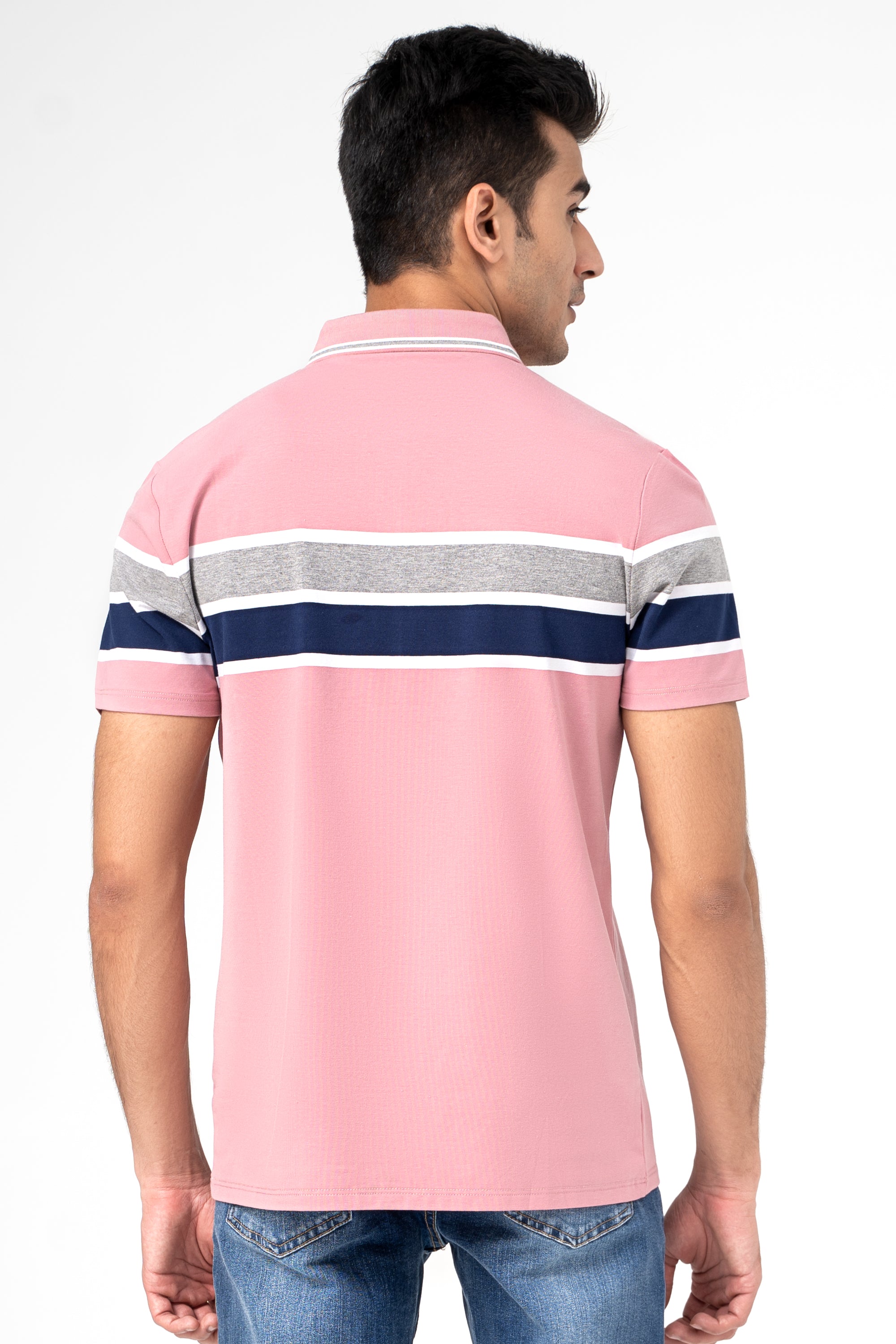 EXECUTIVE ICONIC POLO CORAL PINK