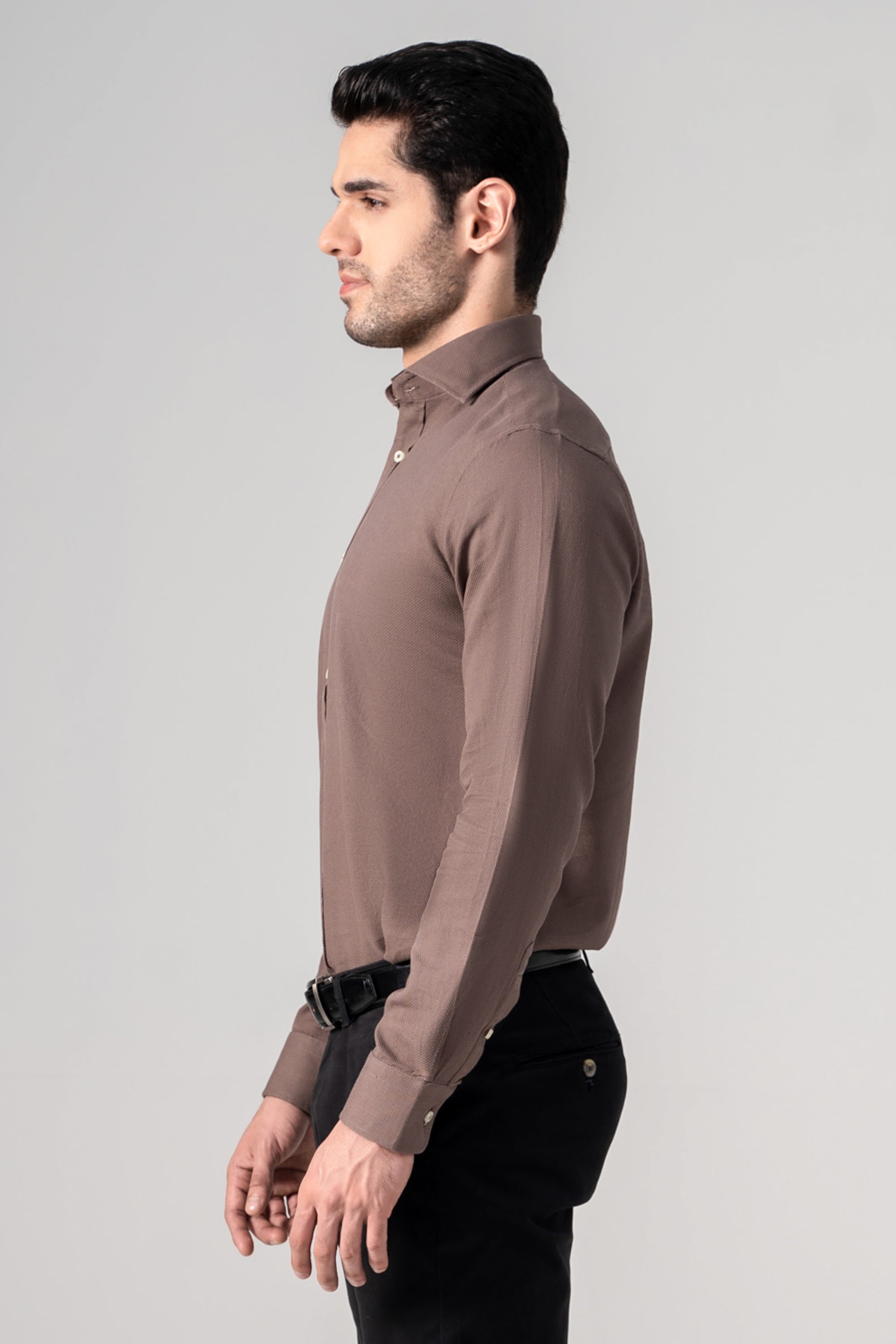 SMART SHIRT BROWN